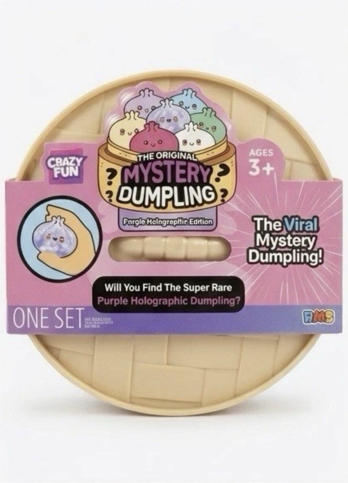 RMS AUTHENTIC Purple Holographic Edition Crazy Fun Mystery Dumpling BRAND NEW