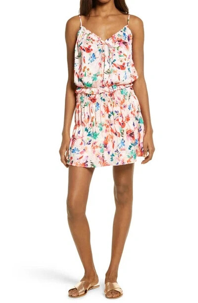 NSR Women\'s Teddi Floral Blouson Strappy Dress In Multi Size M NWT