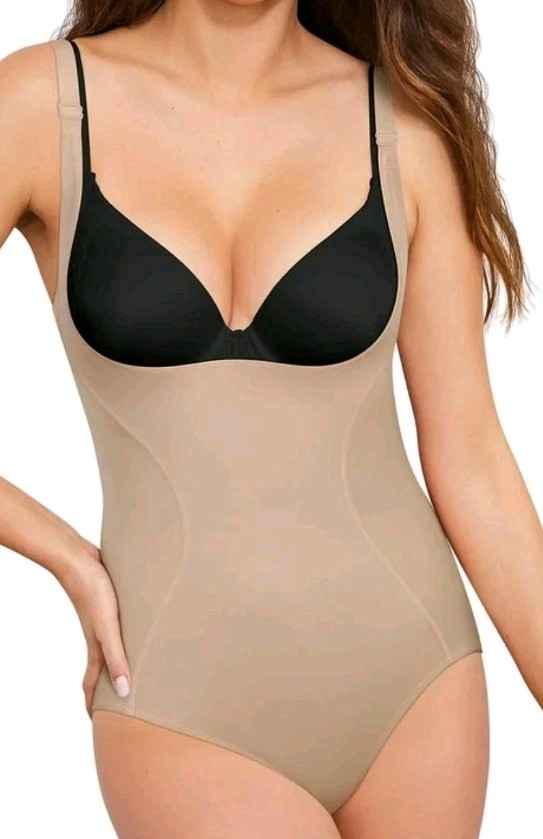 Maidenform Open Bust Body Shaper Shapewear Style #FL2656 Color Nude Size Small Maidenform Open Bust Body Shaper Shapewear Style #FL2656 Color Nude Size Small