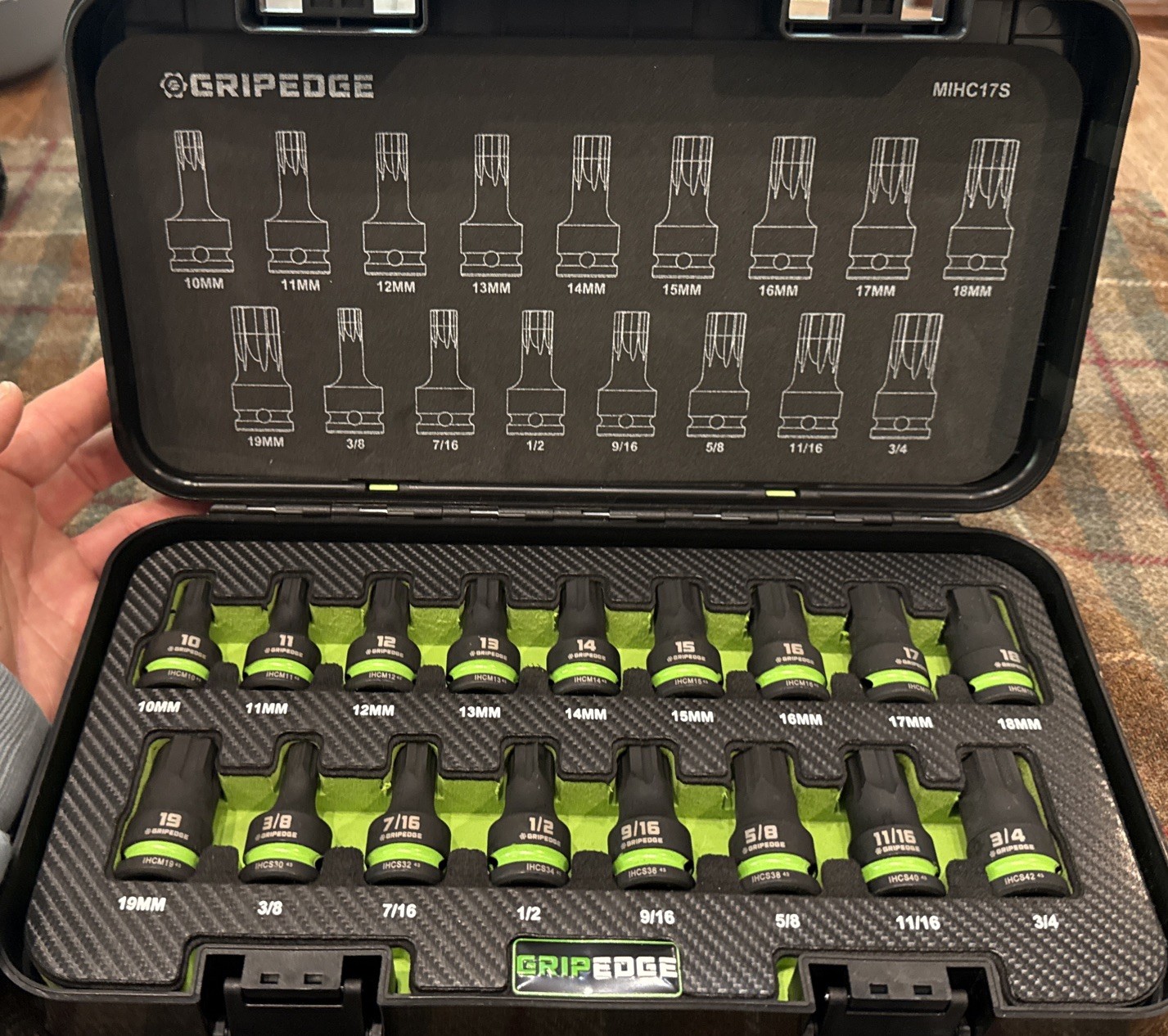 GRIPEDGE MIHC17S 17 Piece Master 1/2