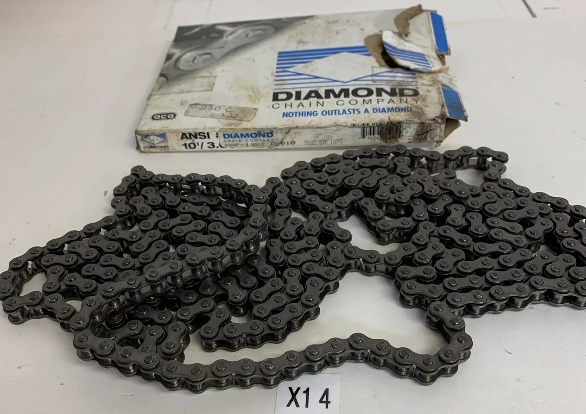 DIAMOND CHAIN COMPANY RIVET CHAIN 35SS RIV, XAP-1282-D-010 (QTY 10FT.)