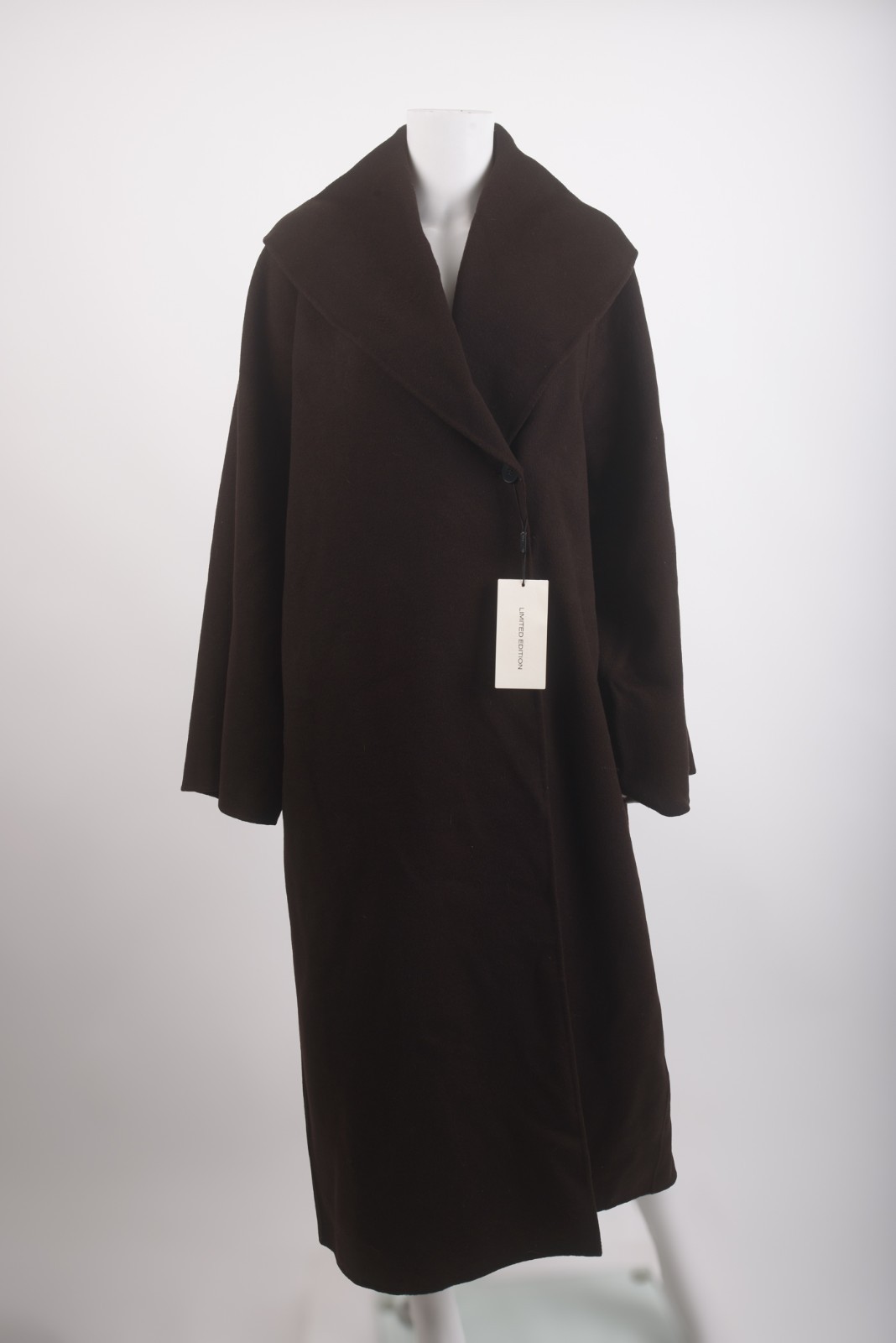 Massimo Dutti Limited Edition Womans Long Wool Coat Size M Brown 6468/555 NWT Massimo Dutti Limited Edition Womans Long Wool Coat Size M Brown 6468/555 NWT