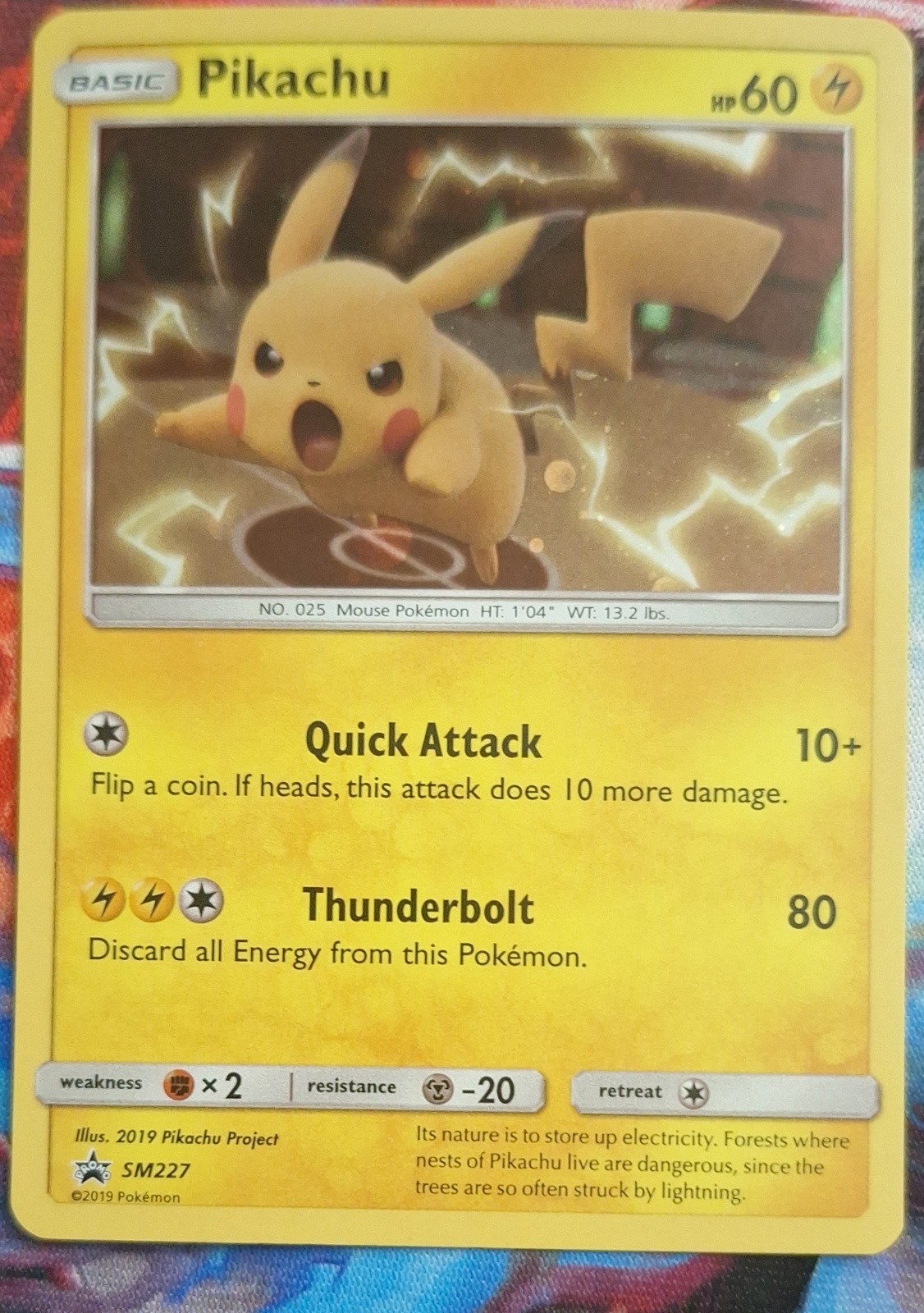 Pikachu SM227 Sm Holo Pikachu SM227 Sm Holo