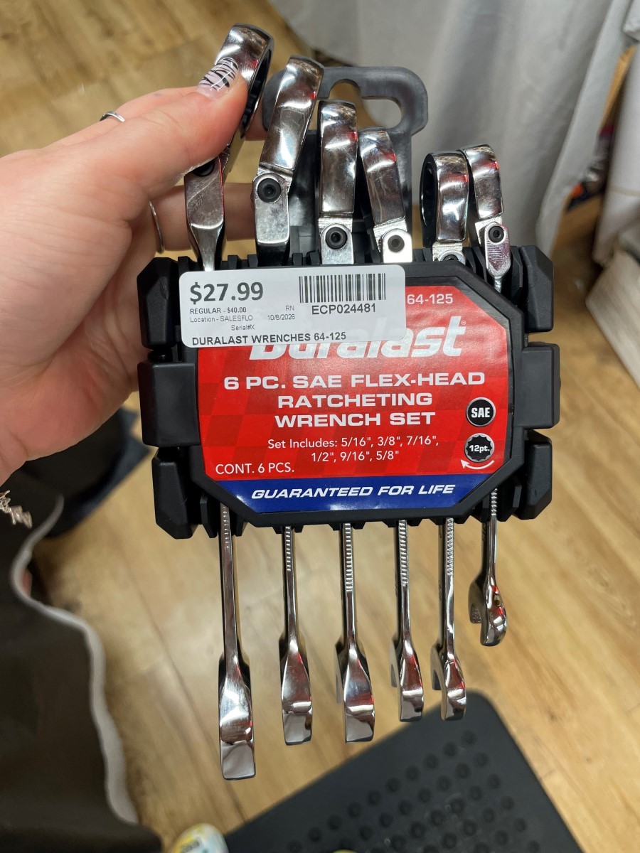 DURALAST 6 PC. SAE WRENCH SET, 64-125 (ECP024481)