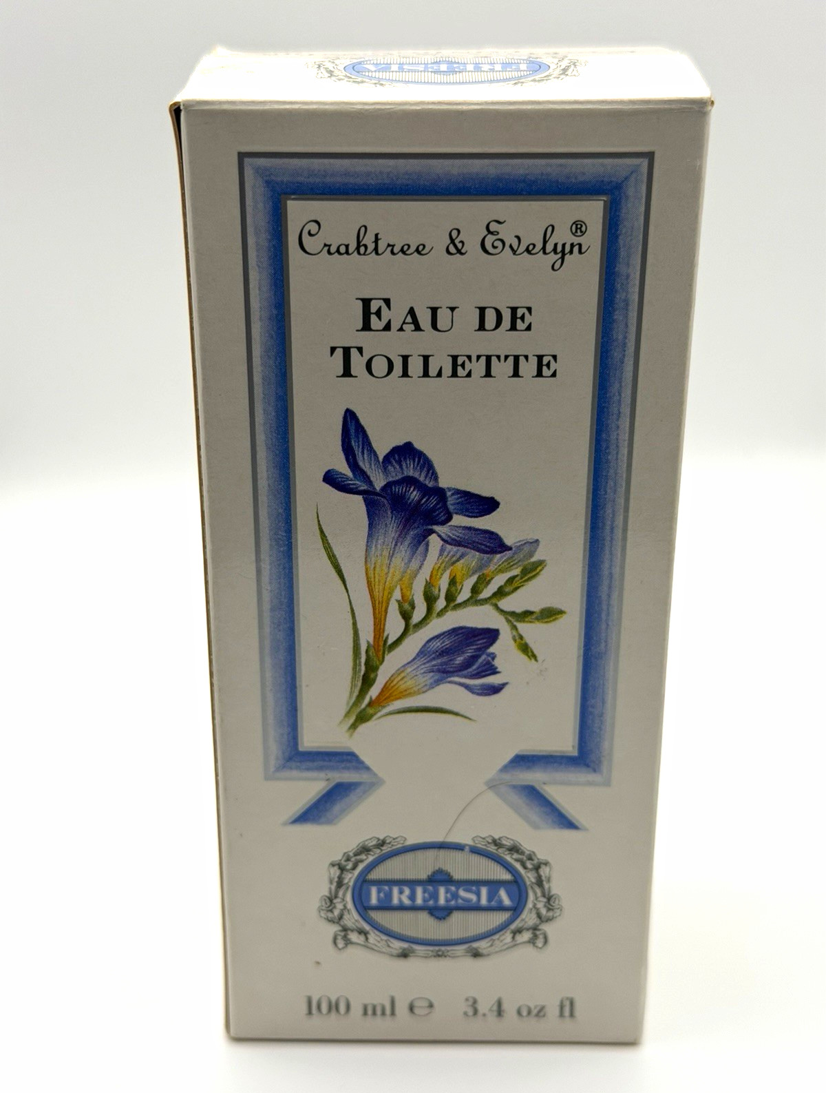 Vintage Crabtree & Evelyn Freesia EDT 100ml 1992 Full Unused w/ Original Box