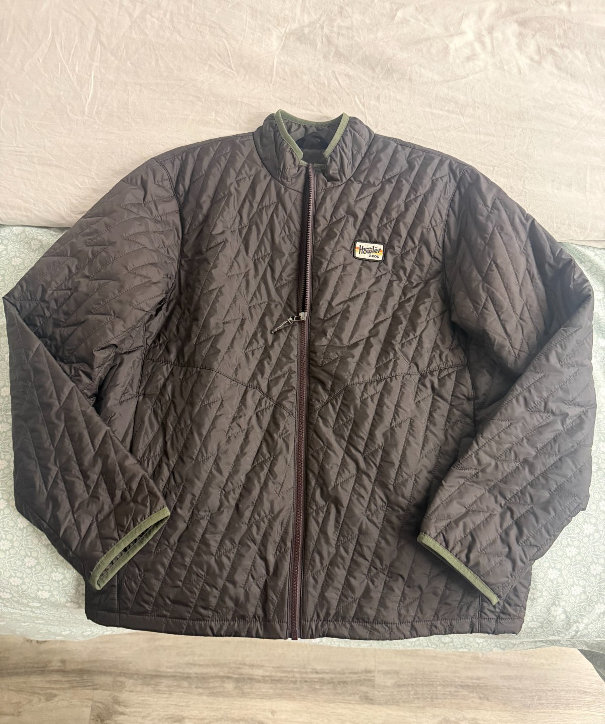 Howler Brothers Bark/Purple Quilted Jacket Medium