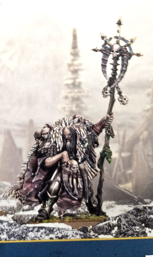 Old World Sorcerer on foot / mounted from Chaos Dragon kit Warriors  Warhammer