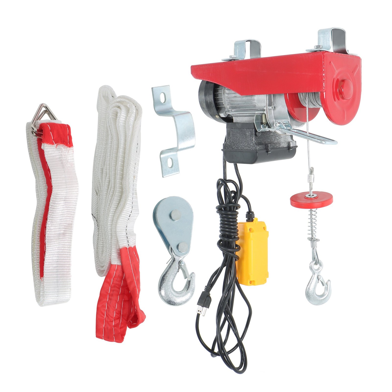 110V 440LBS Lift Electric Hoist W/ 14ft Remote Control for Garage, Factories 110V 440LBS Lift Electric Hoist W/ 14ft Remote Control for Garage, Factories