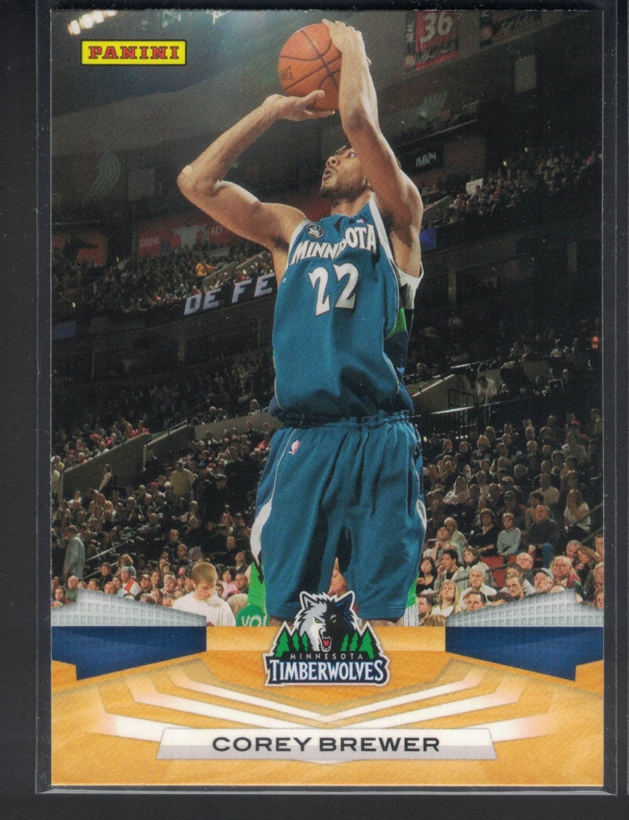 2009-10 Panini - Corey Brewer #212 Minnesota Timberwolves