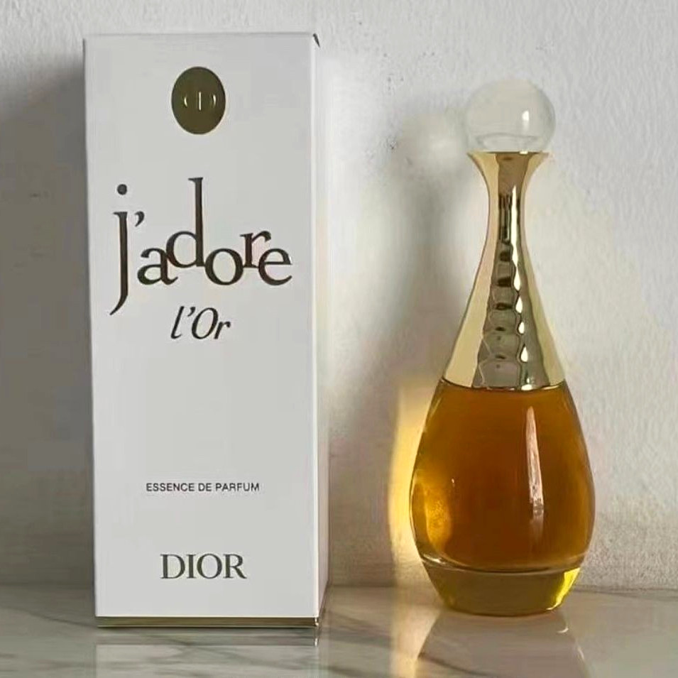 Dior J\'adore l\'Or Essence de Parfum Spray, 3.4 fl oz Floral Jasmine Rose Dior J\'adore l\'Or Essence de Parfum Spray, 3.4 fl oz Floral Jasmine Rose