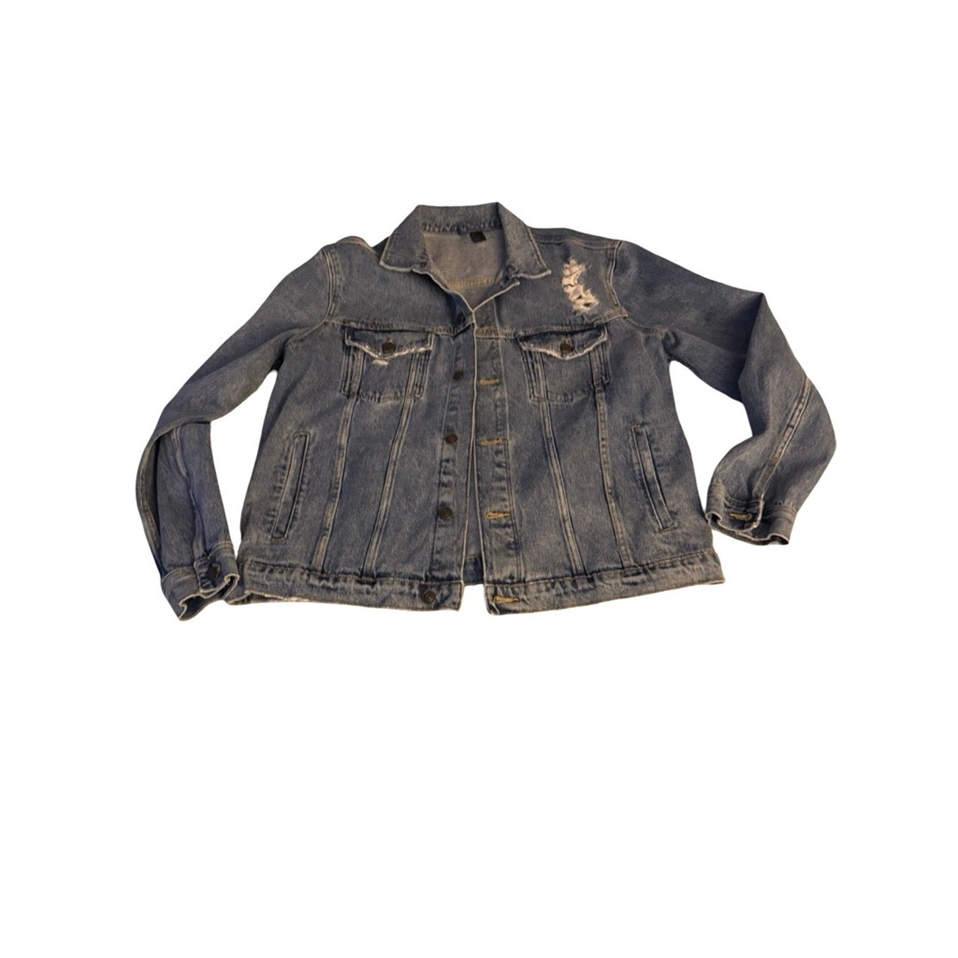 Divided Brand Jean Jacket Destroyed Look - XL - NWOT Divided Brand Jean Jacket Destroyed Look - XL - NWOT