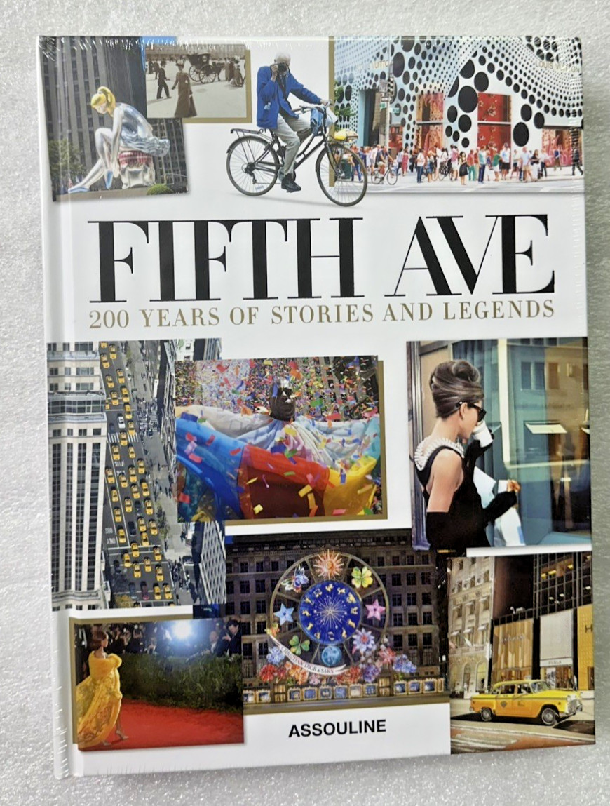 Fifth 5th Avenue 200 Years Stories Legends Assouline Hardcover SEALED NYC Book