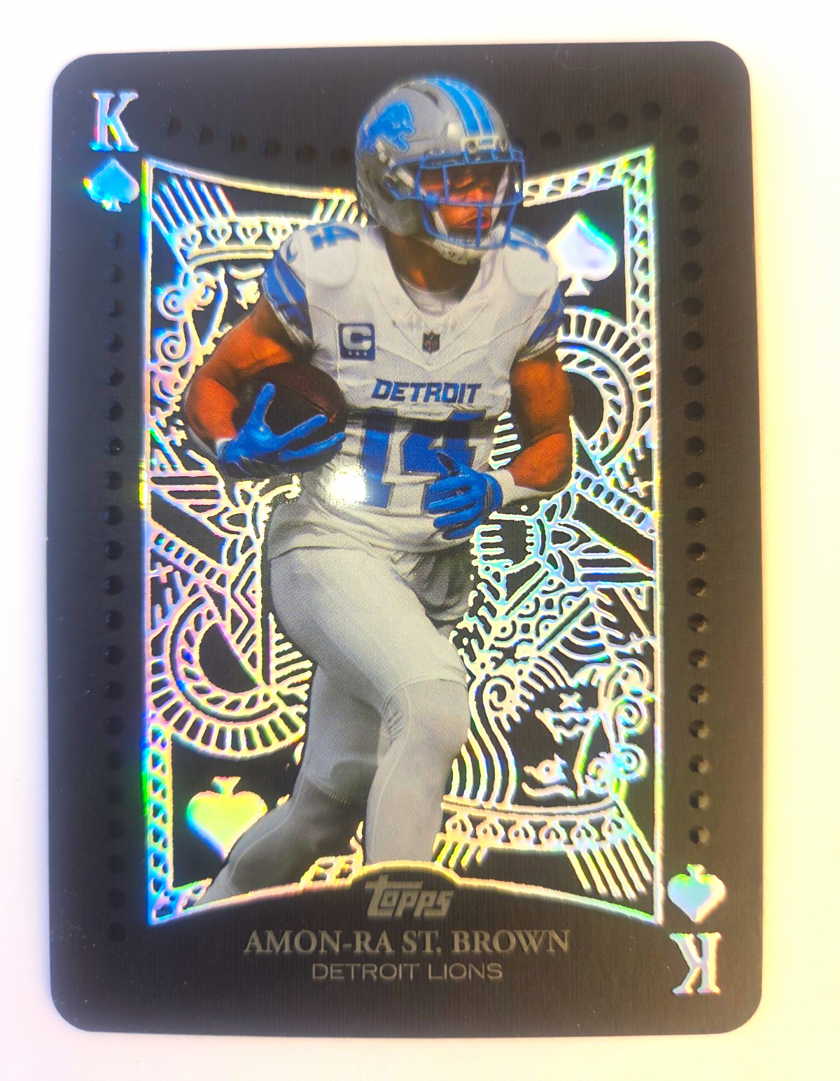 2026 Topps Flagship Amon-Ra St. Brown All Kings SSP Case Hit AK-7 Detroit Lions 2026 Topps Flagship Amon-Ra St. Brown All Kings SSP Case Hit AK-7 Detroit Lions