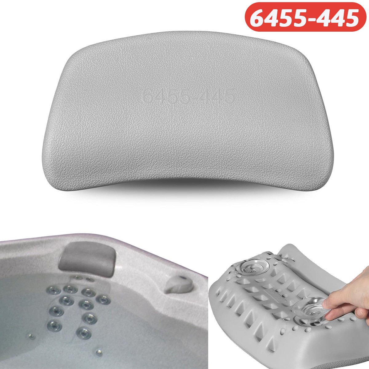 1/2/4 Pack 6455-445 Hot Tub Headrest Pillow for 1998-2000 Sundance Altamar,Capri