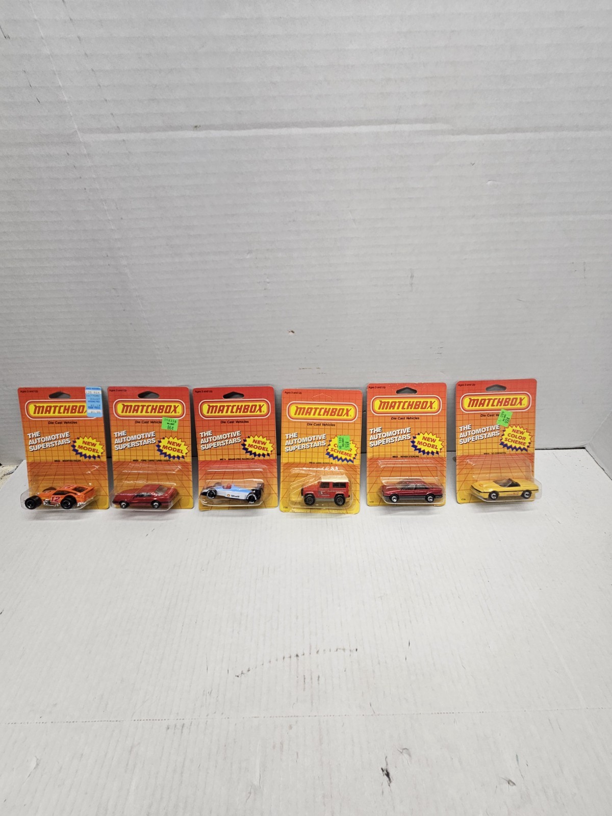 MATCHBOX lot of 6 vintage Nos MATCHBOX lot of 6 vintage Nos