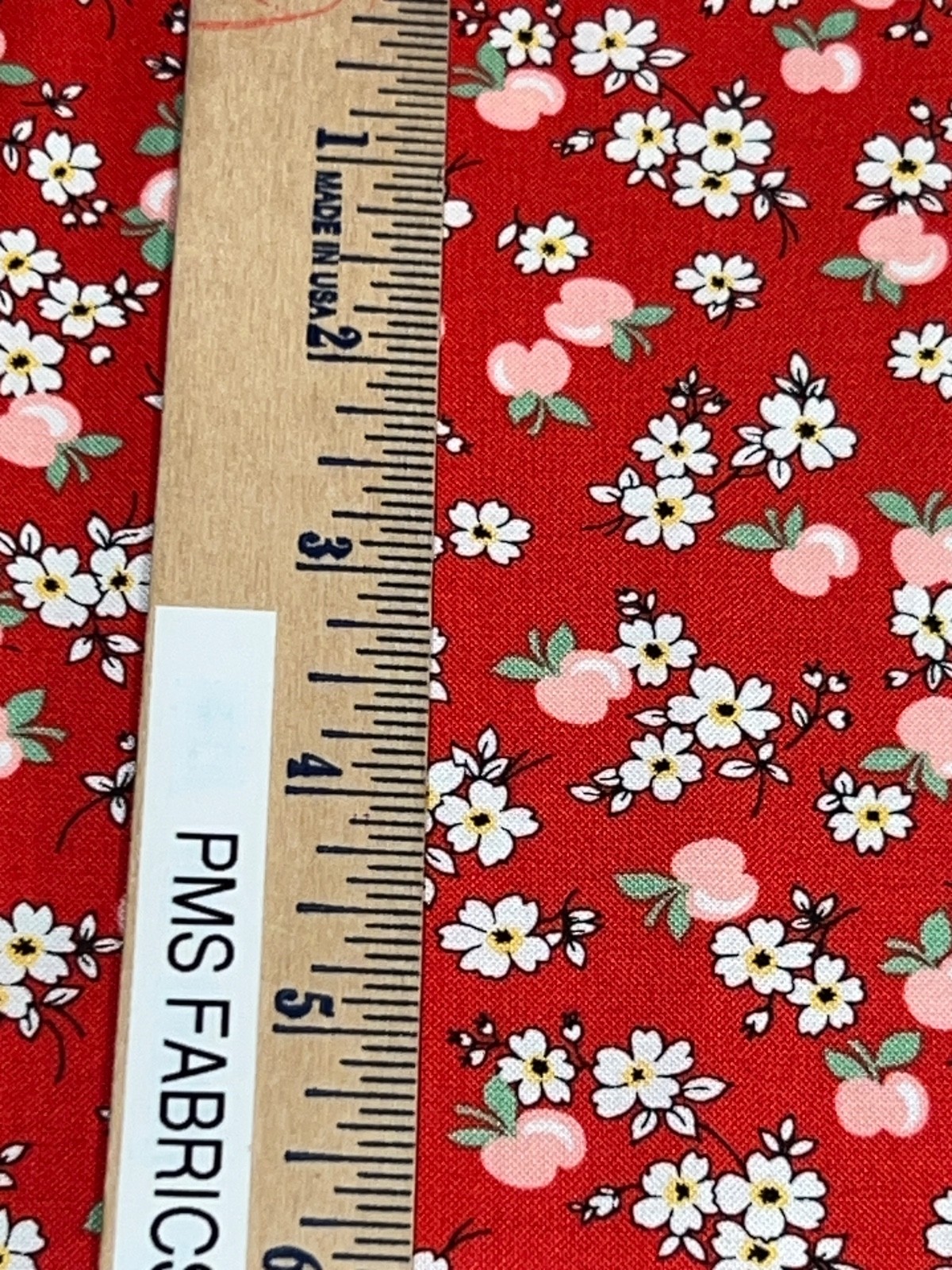 Moda 30s Playtime 100% cotton fabric by the yard 36x44 Cherries Flowers 23371 14