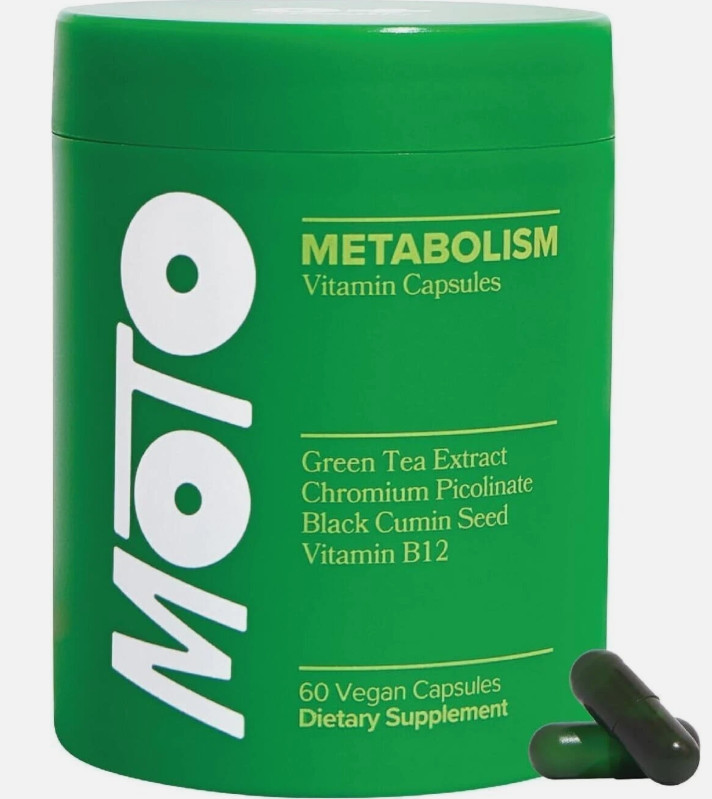 O Positiv Moto Support-Energy Curb Cravings Vegan Capsules Women\'s Metabolism