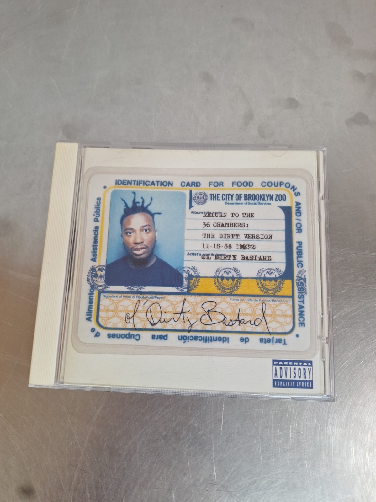 Ol\' Dirty Bastard Return to the 36 Chambers Dirty Version CD 1995 Elektra