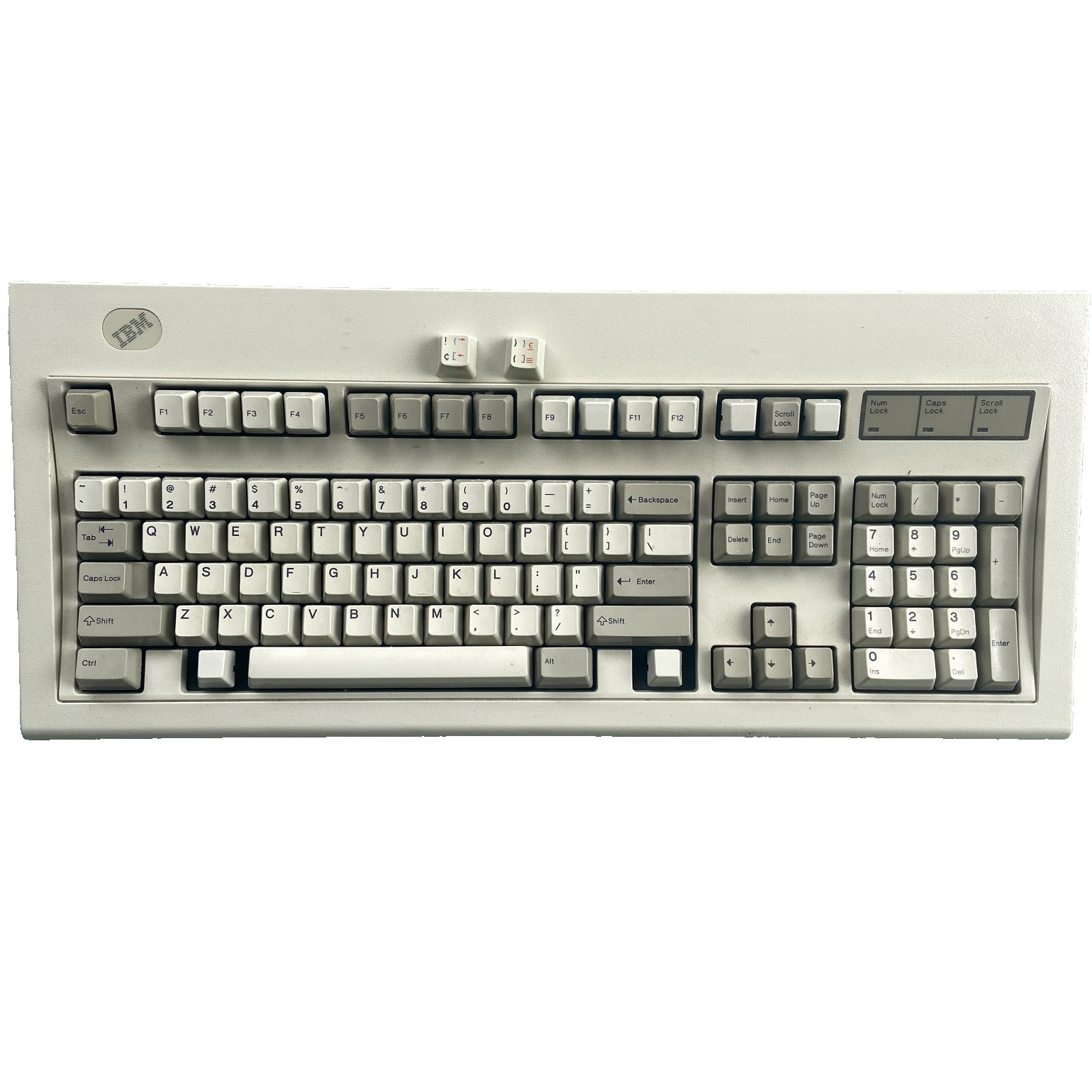 Vintage IBM Mechanical Keyboard Clickity Clack Model M R1 1984 Made USA Computer