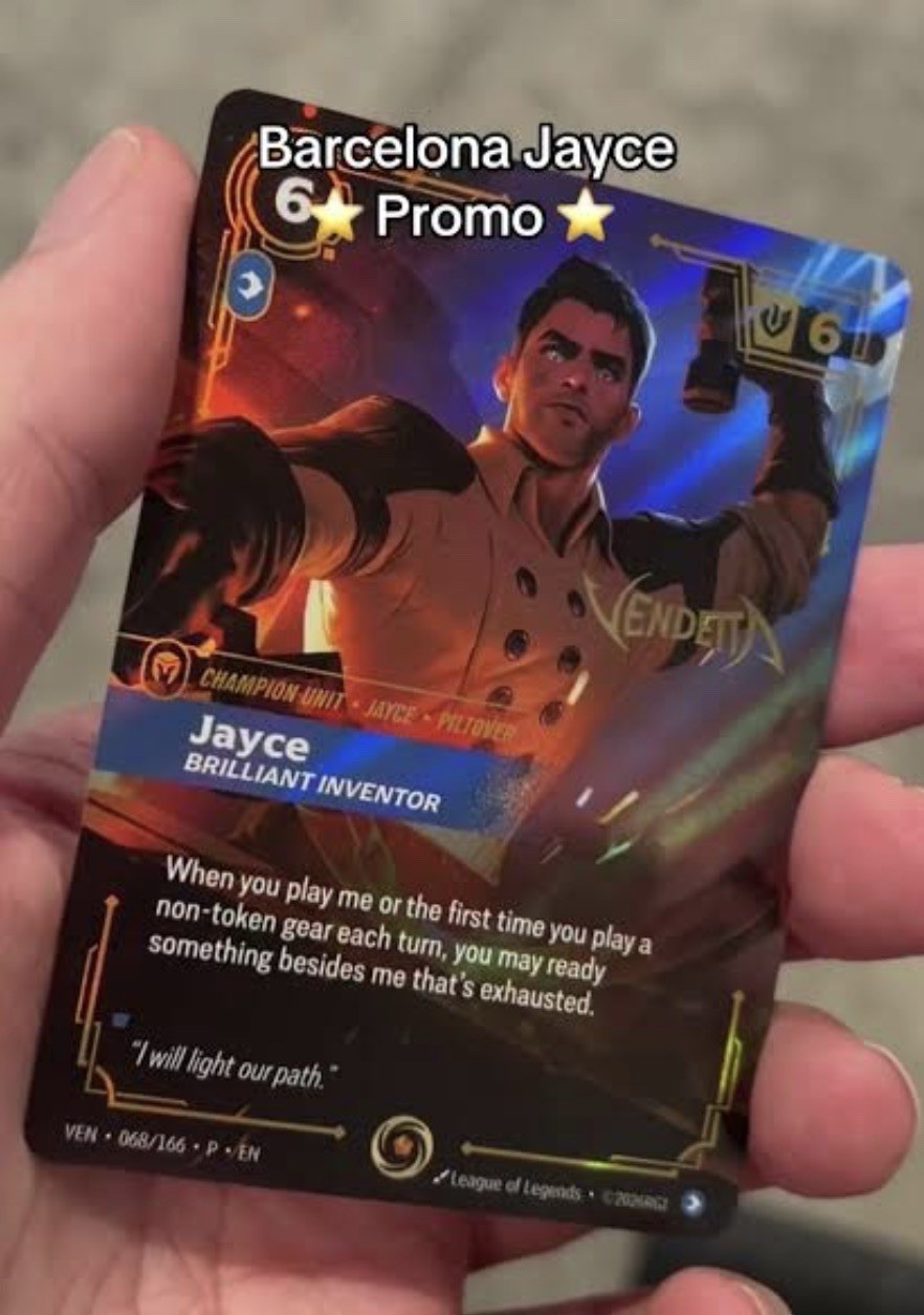 Jayce Brilliant Inventor - Barcelona Spain 2026 Promo Jayce Brilliant Inventor - Barcelona Spain 2026 Promo