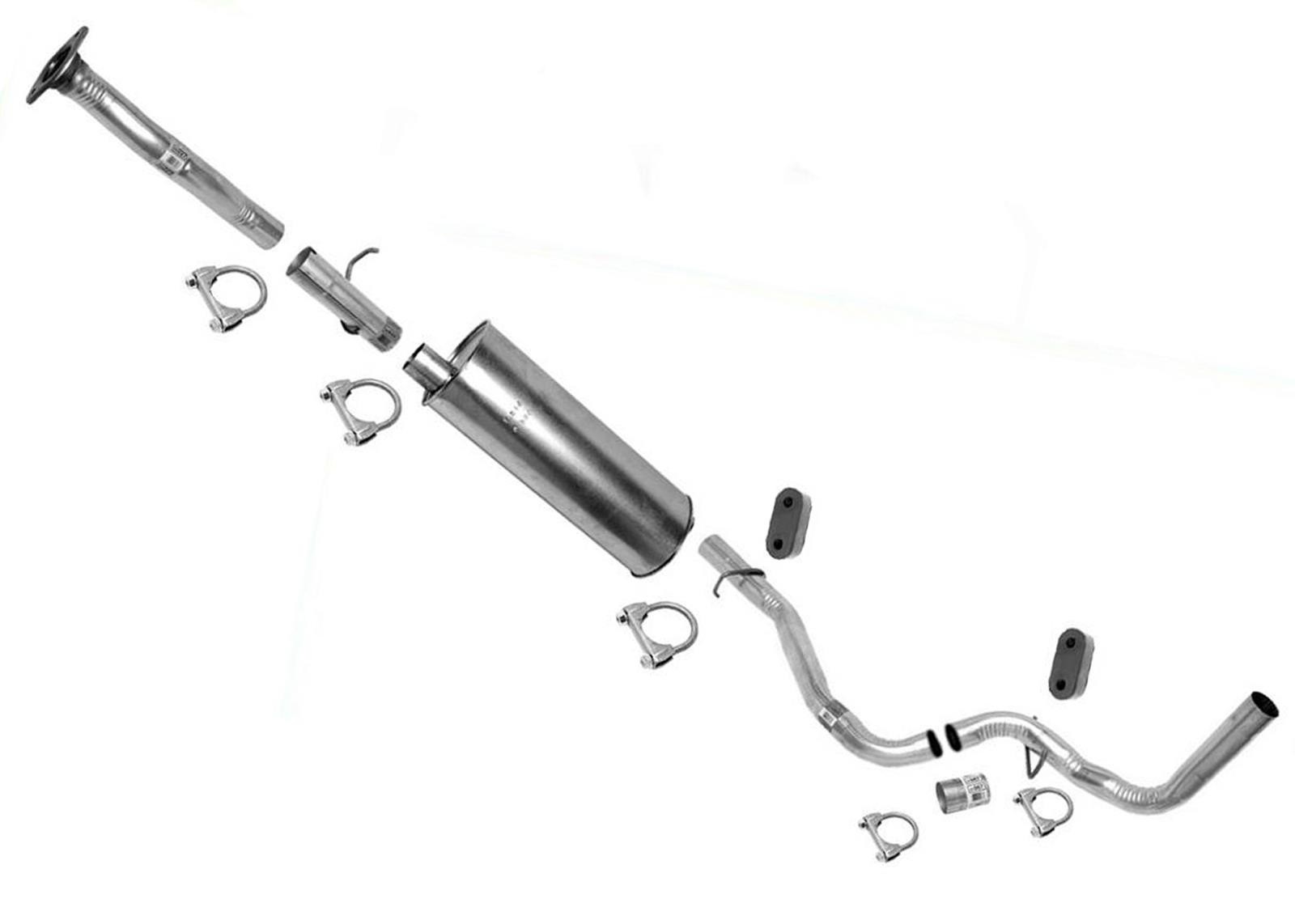 for 94-95 Silverado 1500 4.3L 5.0L 5.7L 131 Inch W/B Muffler Exhaust System for 94-95 Silverado 1500 4.3L 5.0L 5.7L 131 Inch W/B Muffler Exhaust System