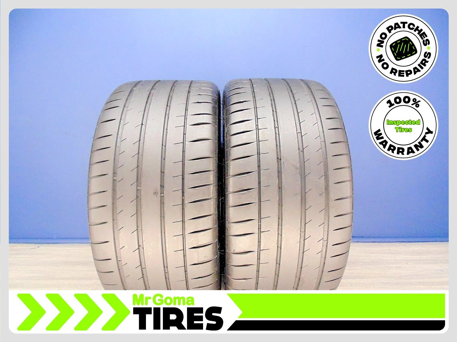 2 Michelin Pilot Sport 4S XL 265/35ZR19 Used Tires 7.0/32 Tread No Patch 2653519 2 Michelin Pilot Sport 4S XL 265/35ZR19 Used Tires 7.0/32 Tread No Patch 2653519