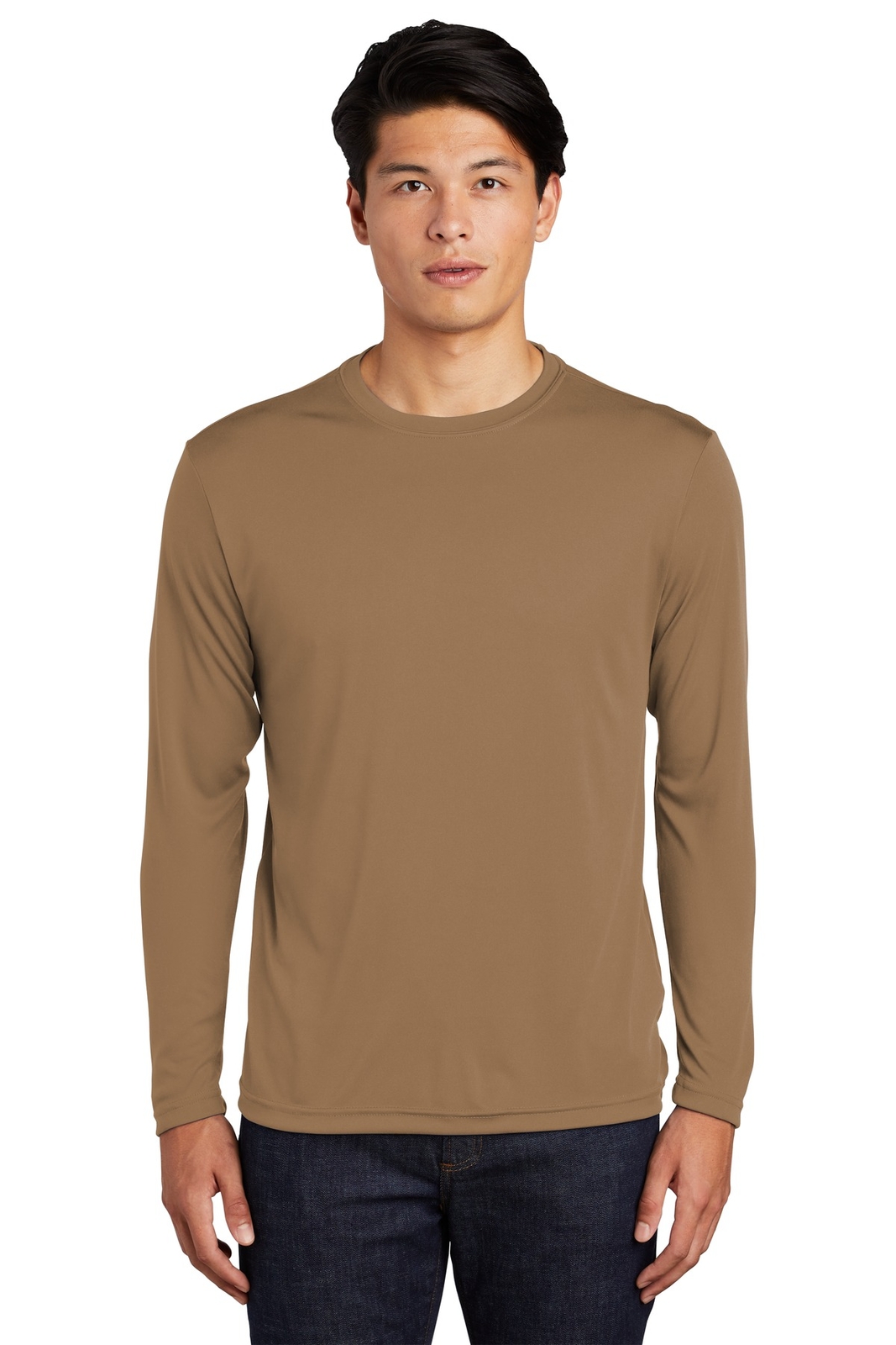 Sport-Tek ST350LS Mens Long Sleeve Dri-Fit Moisture Wicking Competitor T-Shirt