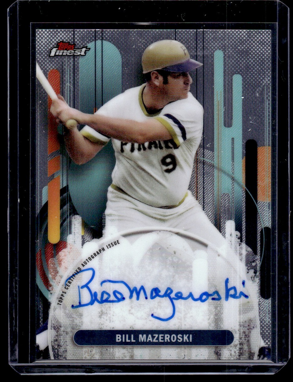 2025 Finest Autographs Bill Mazeroski Auto Pittsburgh Pirates #FA-BMA