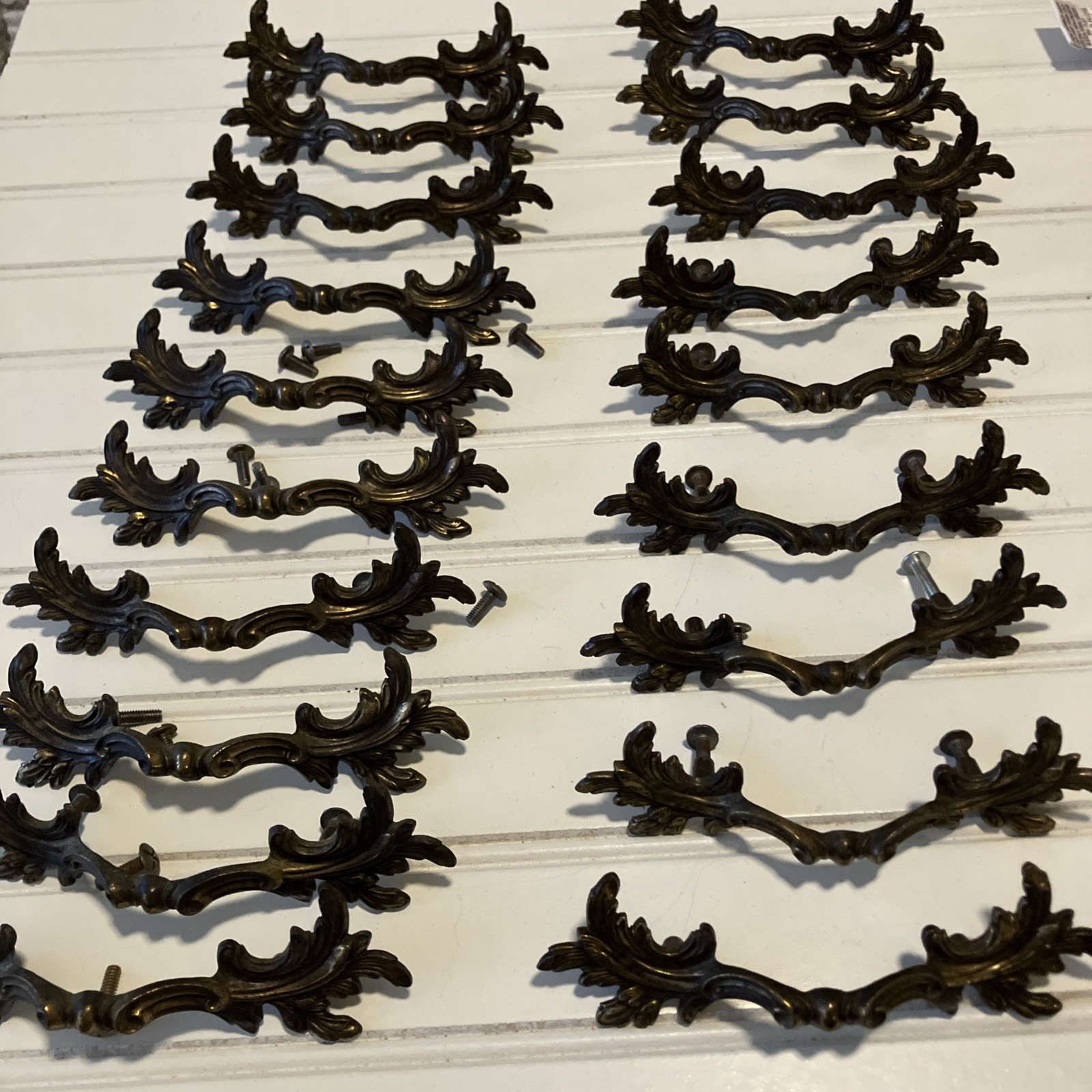 Keeler Brass French Provincial Drawer Pull K854 5.75” Long 3\ Keeler Brass French Provincial Drawer Pull K854 5.75” Long 3\