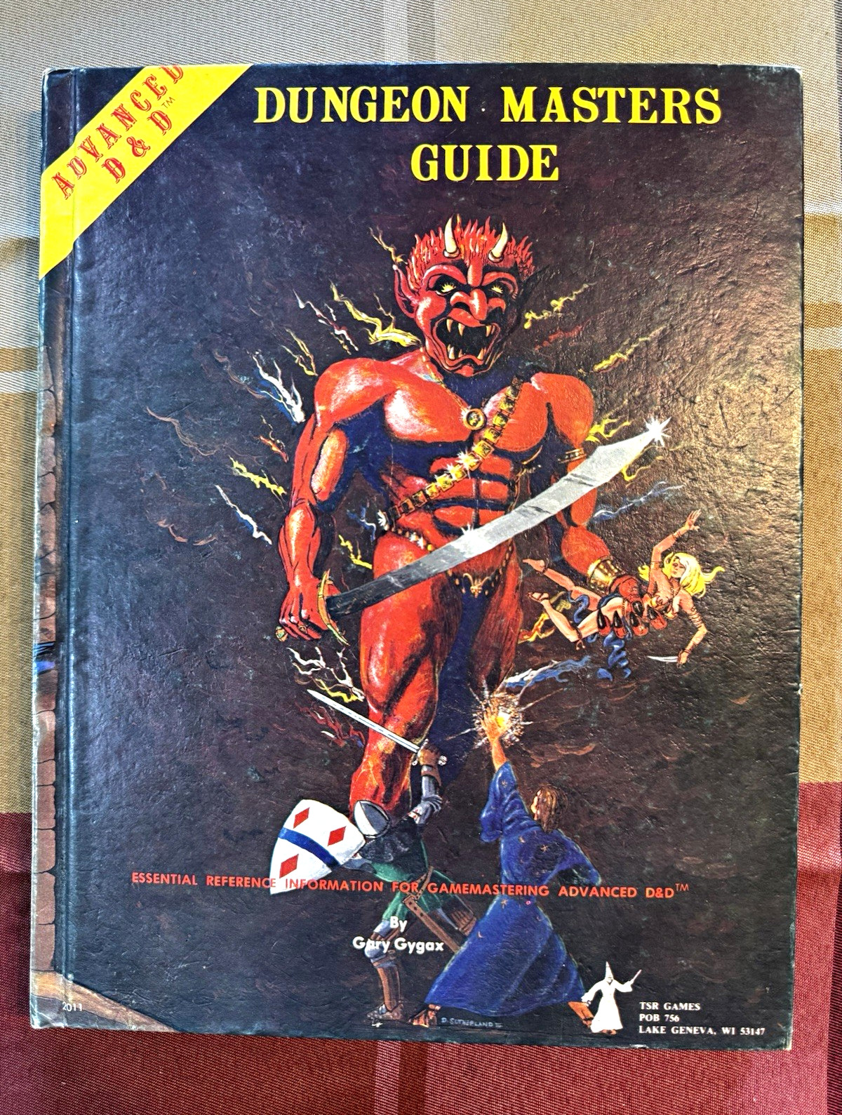 FIRST PRINT  1979 TSR Advanced Dungeons & Dragons AD&D Dungeon Masters Guide