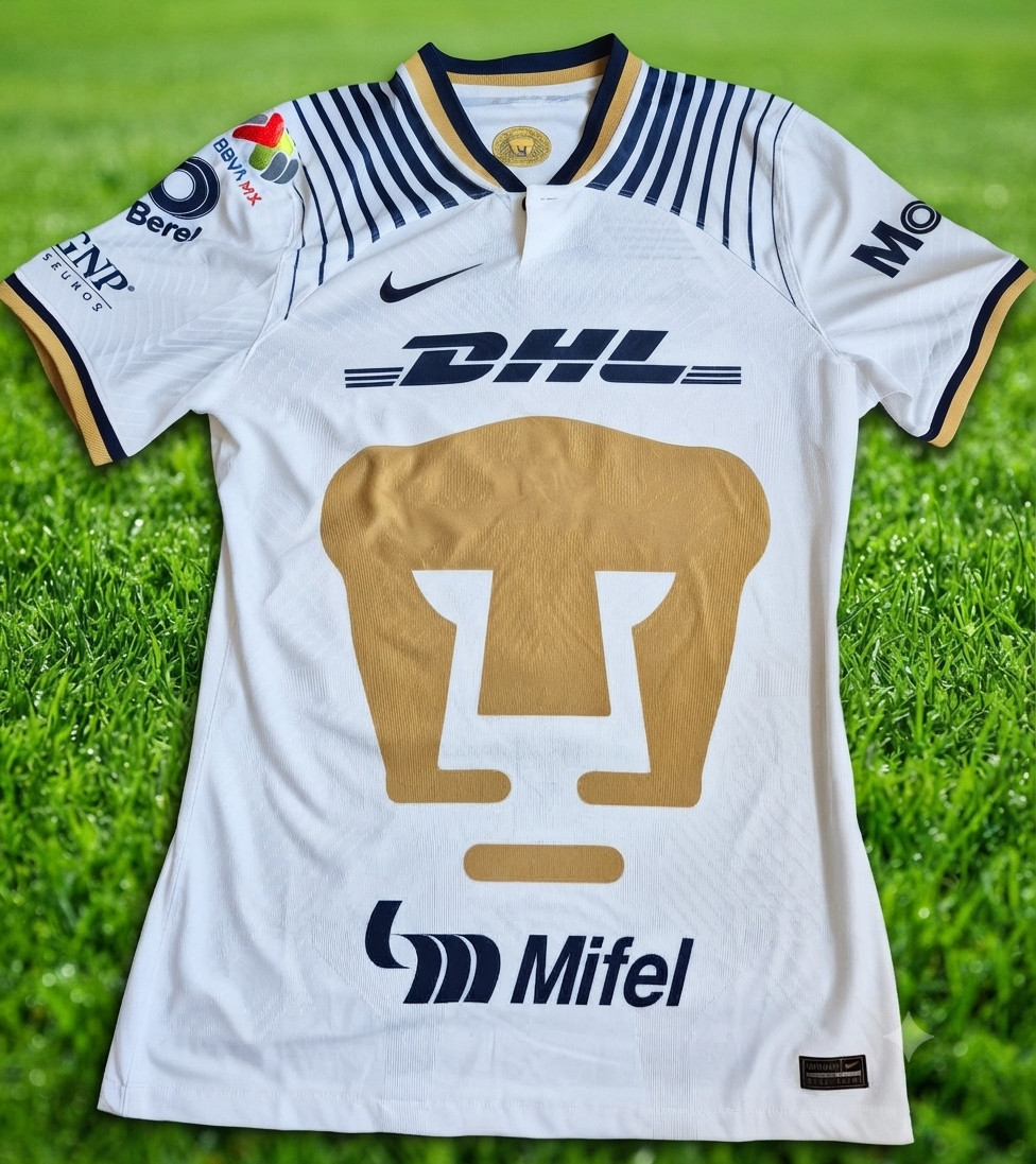 Pumas UNAM Match worn/prepared signed shirt Jorge Ruvalcaba I DON'T SEND TO USA