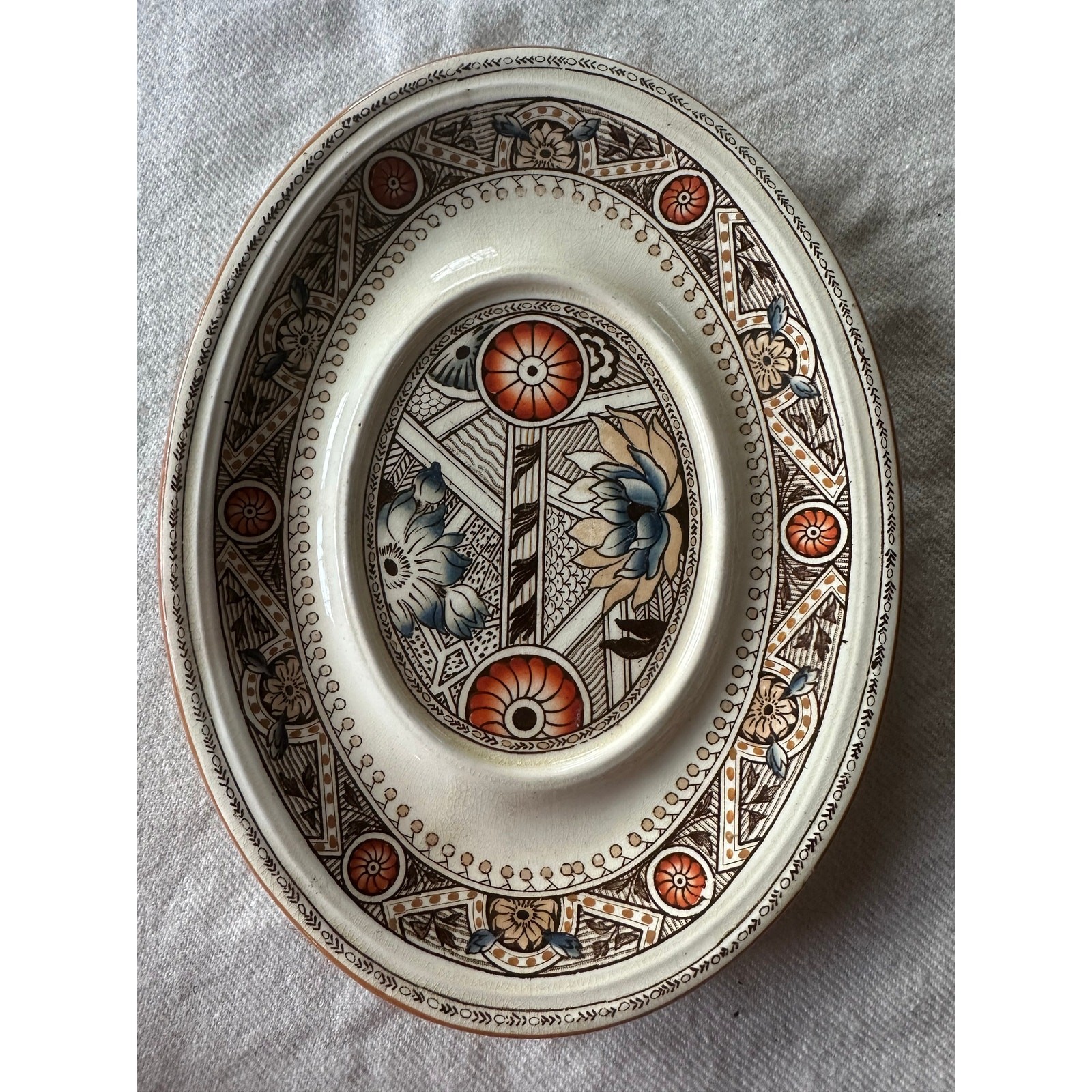 Vintage dish plate pottery Wedgwood William Brownfield & Son Medieval Vintage dish plate pottery Wedgwood William Brownfield & Son Medieval