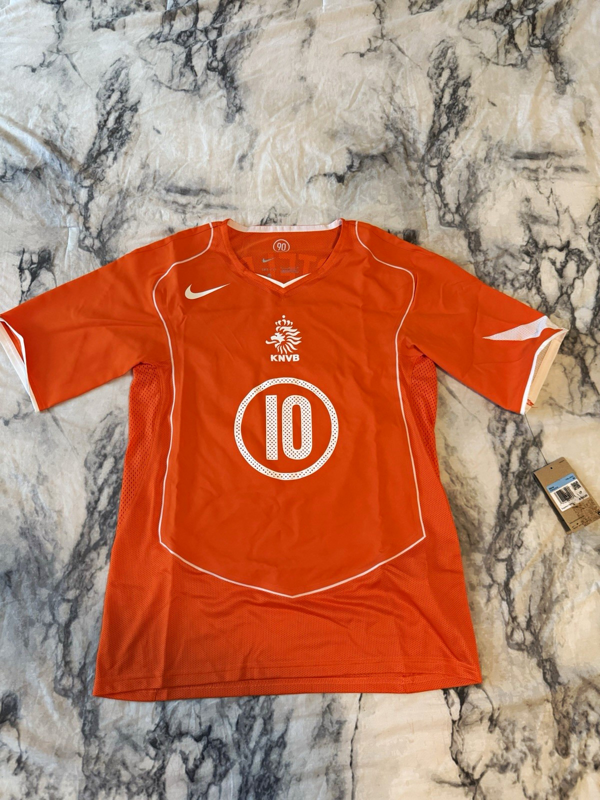 Nike Netherlands 2004 T90 Ruud Van Nistelrooy #10 Jersey Mens M IF2942-819 NWT