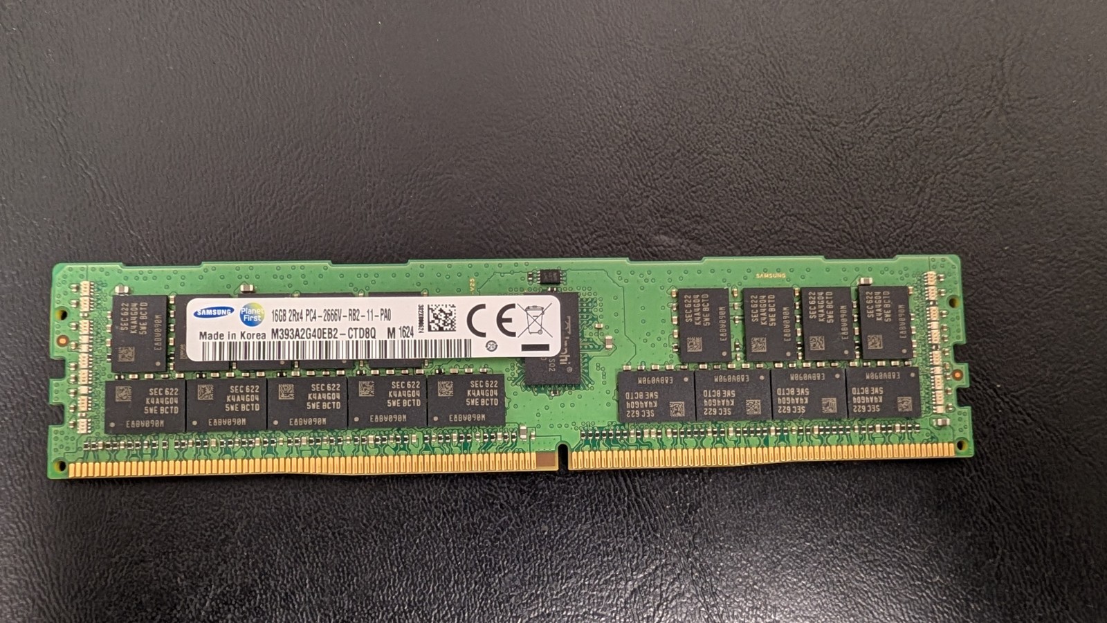 Samsung 16GB PC4-21300 DDR4-2666 Memory - M393A2G40EB2-CTD WORKING PULLS