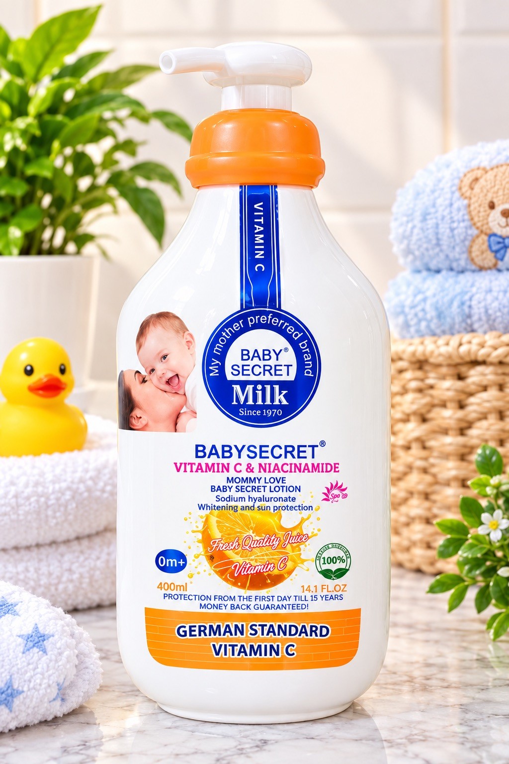 Baby Secret Vitamin C & Niacinamide Brightening Lotion - From Day Old Spf 20