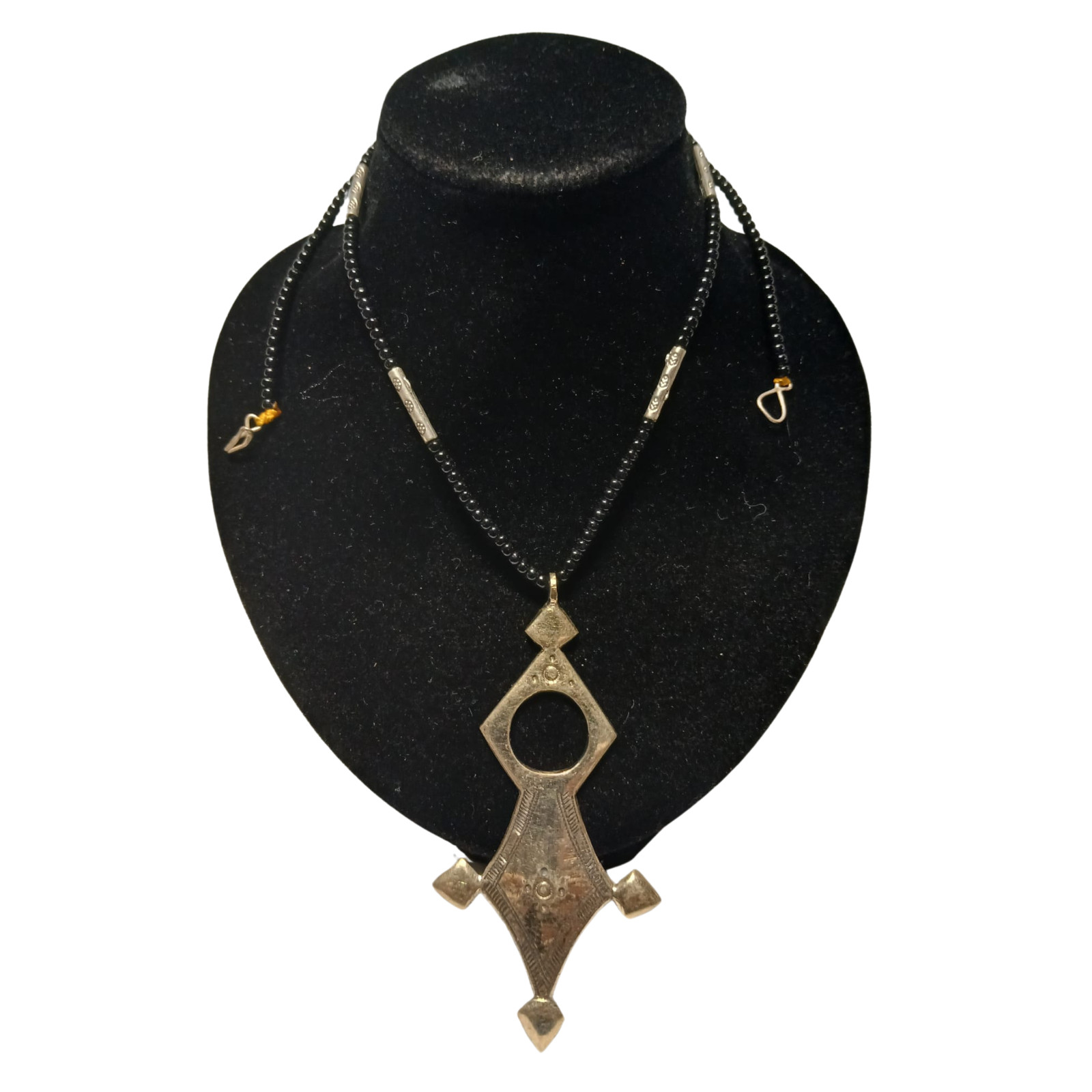 Authentic Tuareg Berber Cross Pendant - Handmade Tribal Necklace Authentic Tuareg Berber Cross Pendant - Handmade Tribal Necklace
