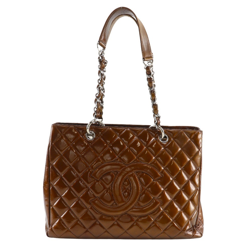 CHANEL Grand shopping tote Tote Bag A50995 GST Matelasse Chain Tote bronze...