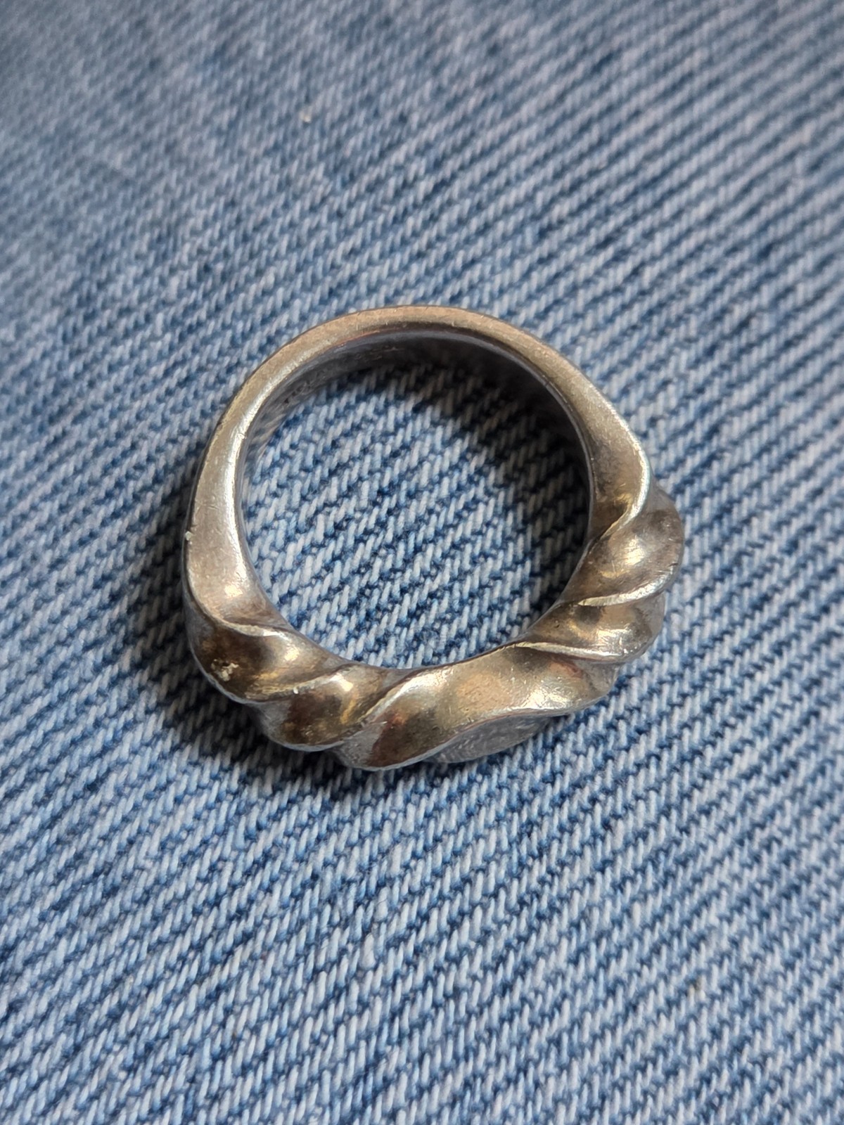 Authentic Vintage Tiffany & Co 1996 Sterling Silver Groove and Twist ULTRA RARE
