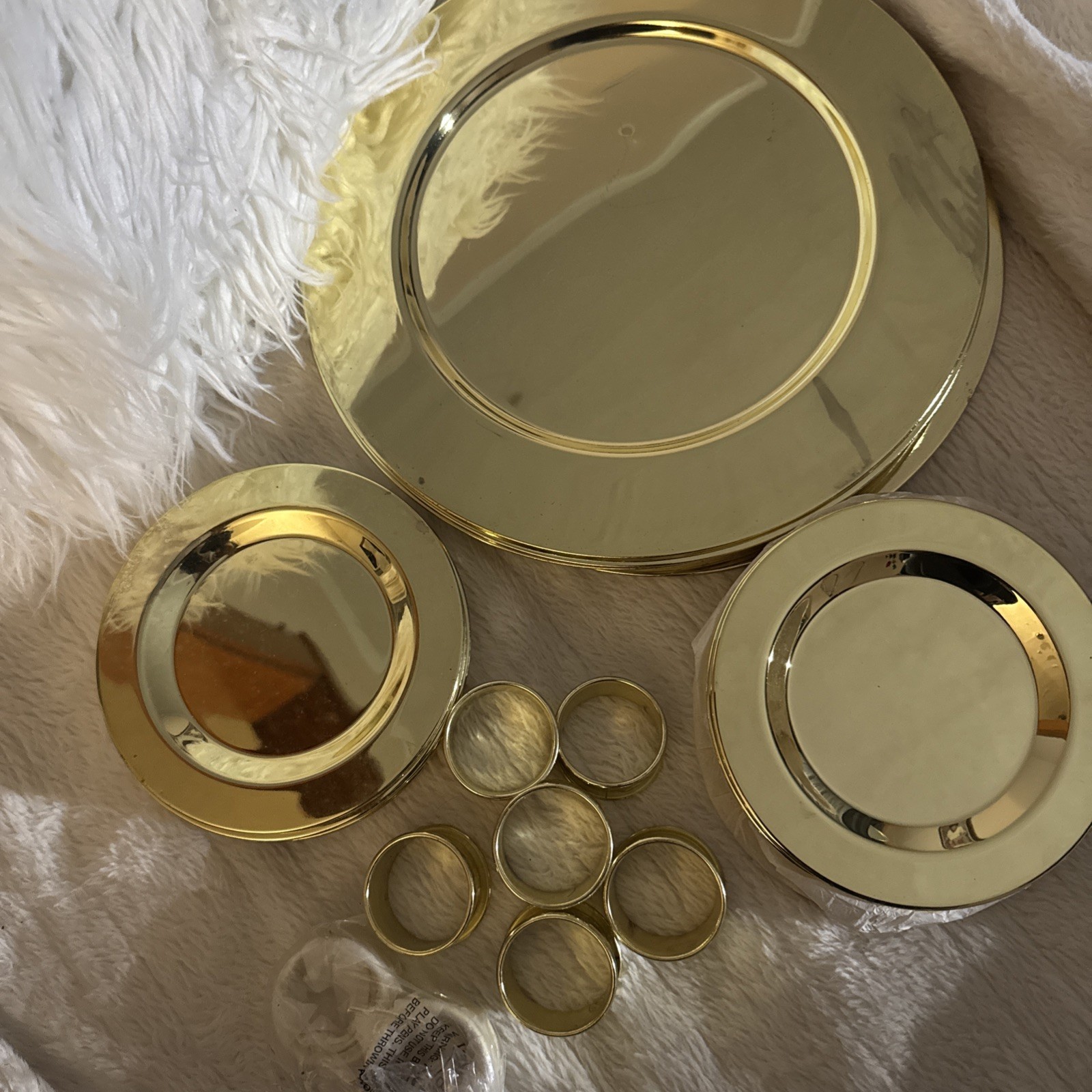 Vintage 24 Piece Brass plated Set. Light tarnish spots Cleans up beautiful. Vintage 24 Piece Brass plated Set. Light tarnish spots Cleans up beautiful.