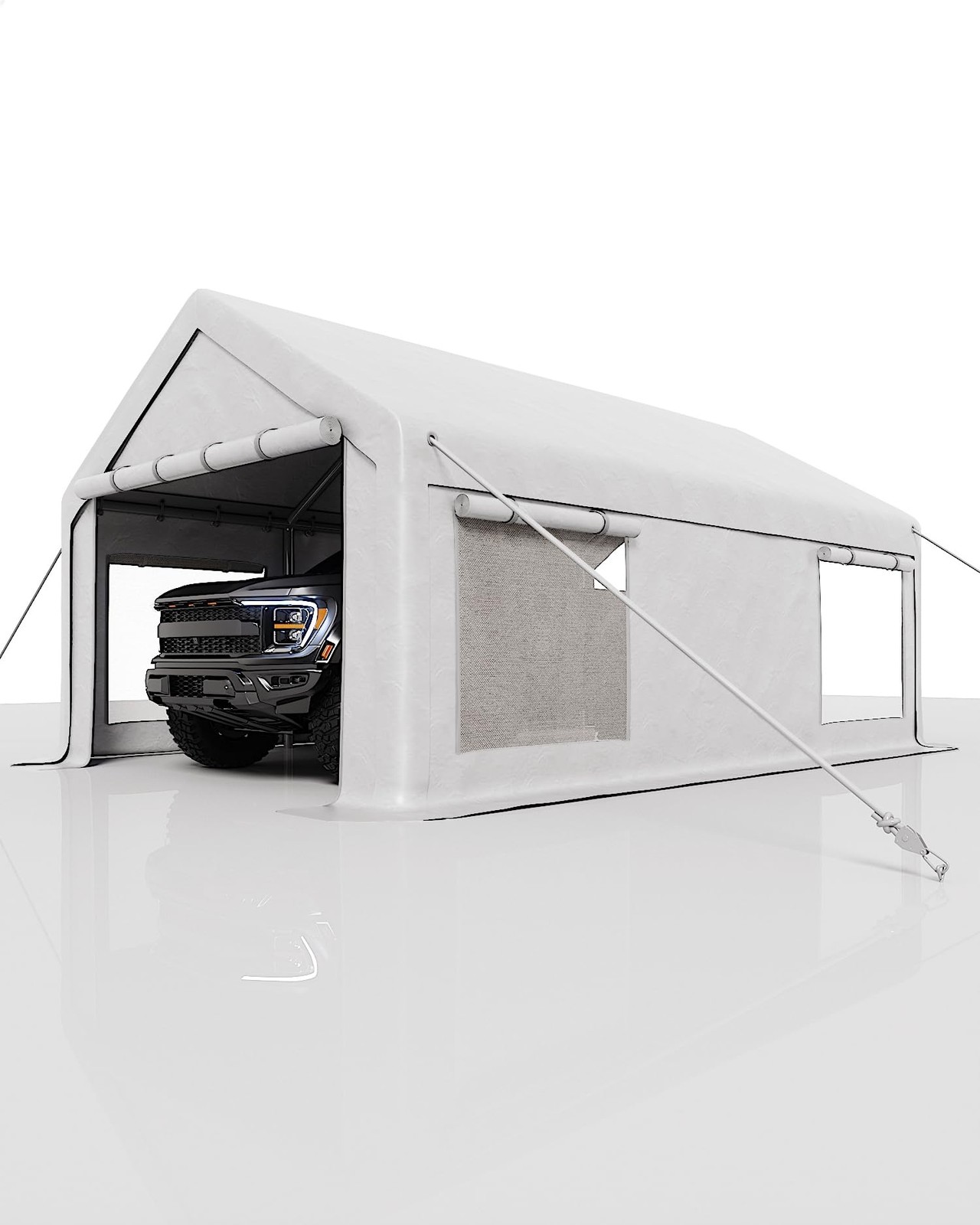 10x20 FT Carport Canopy Outdoor Car Shelter Garage Party Shed Tent Heavy Duty