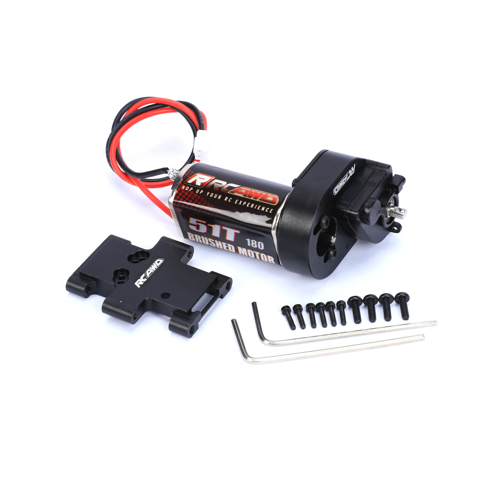 RCAWD Enhanced 180 Motor Metal Gearbox Combo Transmission for FMS 1/18 Series RCAWD Enhanced 180 Motor Metal Gearbox Combo Transmission for FMS 1/18 Series
