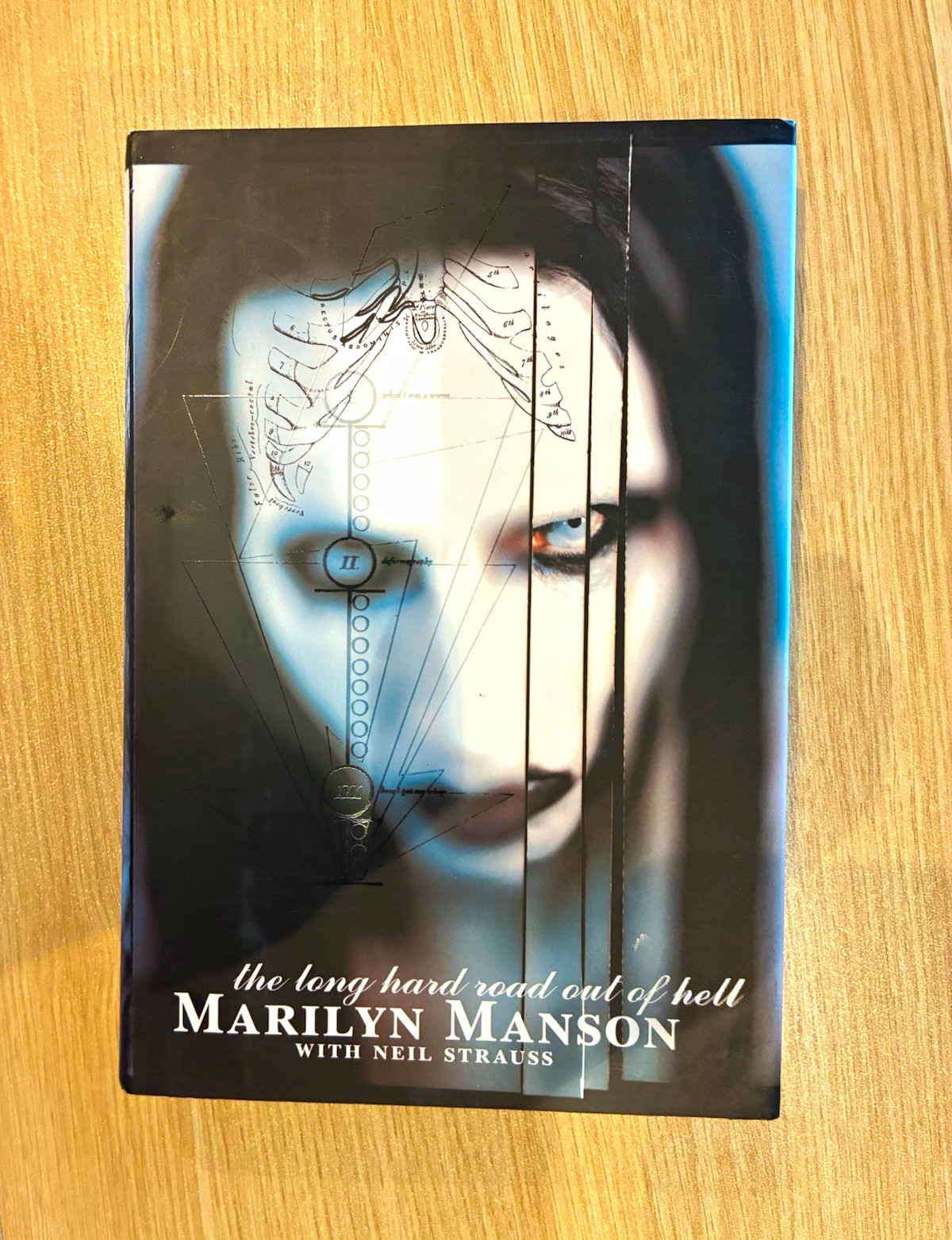 The Long Hard Road Out of Hell Hardcover 1st Ed Signed Marilyn Manson DJ 1998