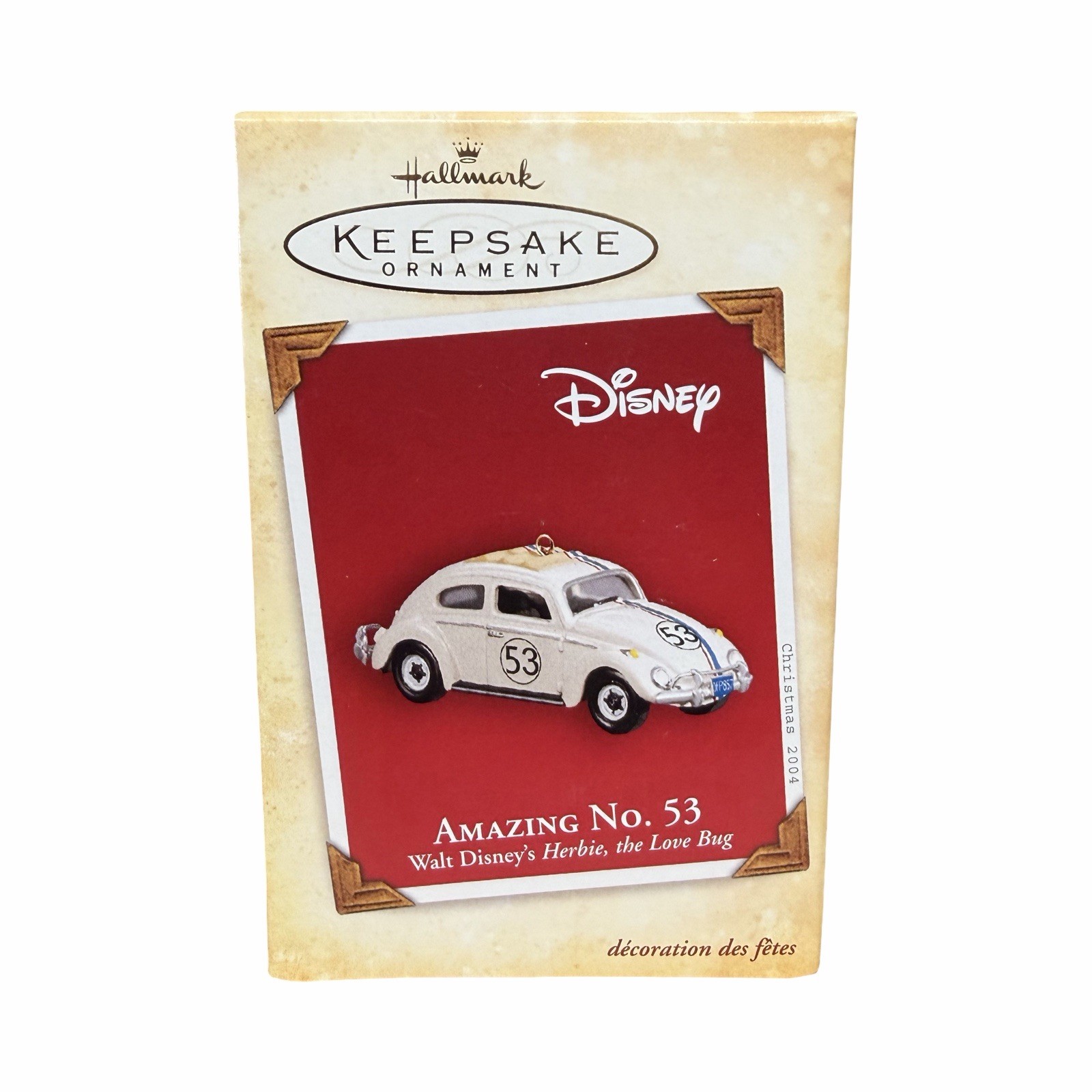 2004 Hallmark Amazing No. 53 Ornament - Walt Disney's Herbie, the Love Bug