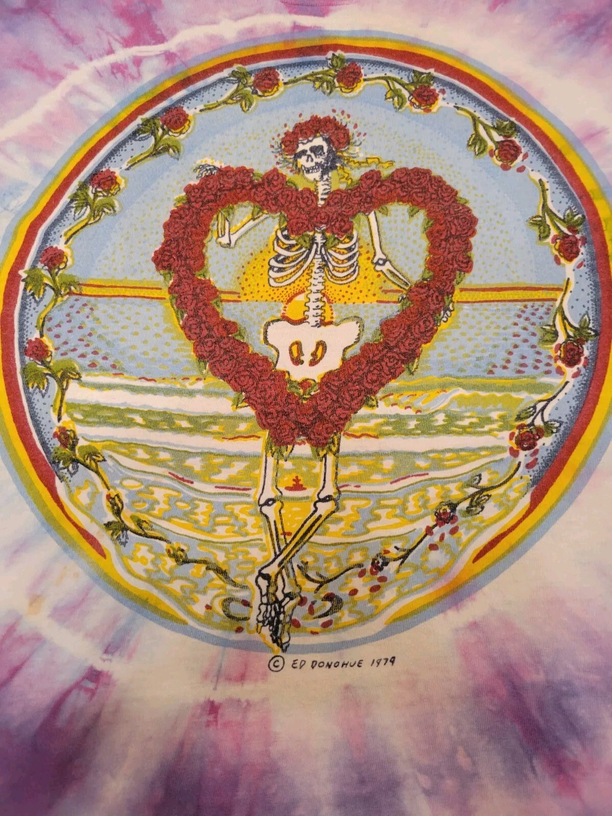 Vintage Grateful Dead Original 1979 Ed Donohue Tie-Dyed T-Shirt Collectabl🔥 Vintage Grateful Dead Original 1979 Ed Donohue Tie-Dyed T-Shirt Collectabl🔥