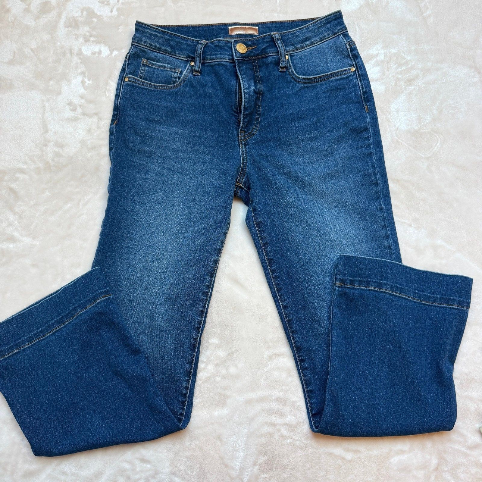 Kut from the Kloth Kelsey High Rise Fab Ab Ankle Flare Sz 6 Kut from the Kloth Kelsey High Rise Fab Ab Ankle Flare Sz 6