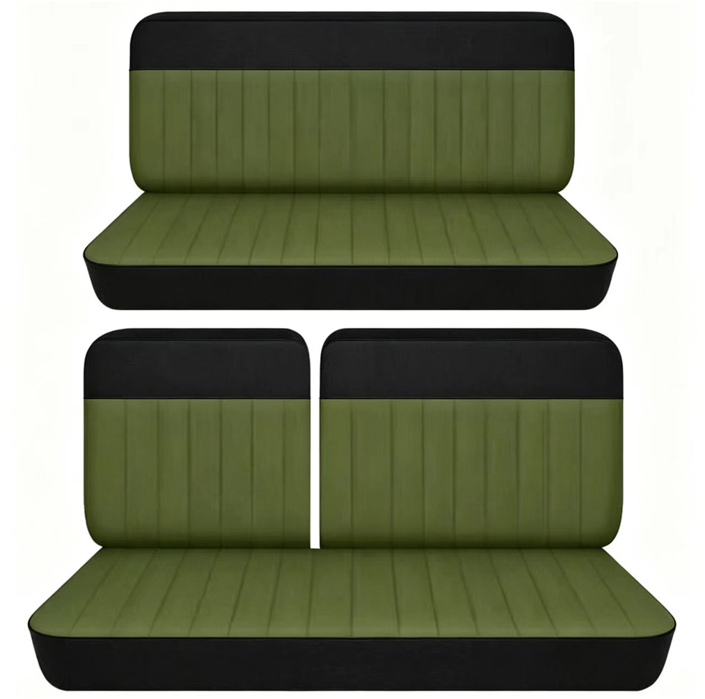 Fits 1951 to 1967 Plymouth Belvedere II 2Dr Front 60-40 top and rear seat covers