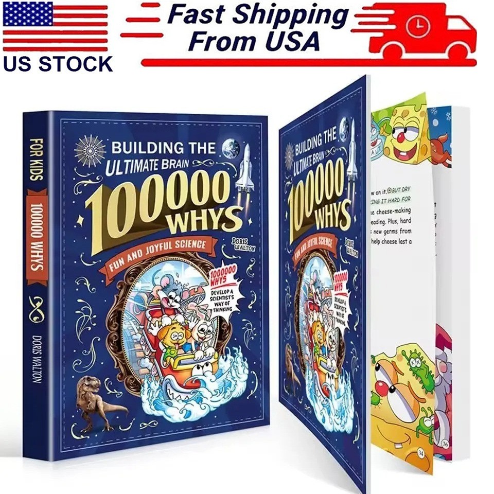 Children's Encyclopedia 100000 Whys Kids Book Ages 6-12 Extracurricular Reading