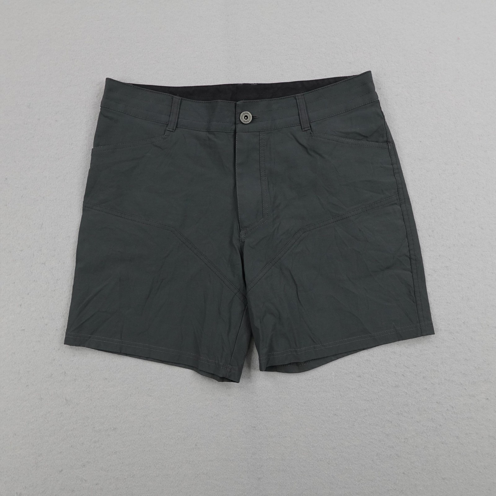 Kuhl Shorts Mens 34 Dark Gray Renegade Cargo Trail Hiking Stretch Outdoor Flex