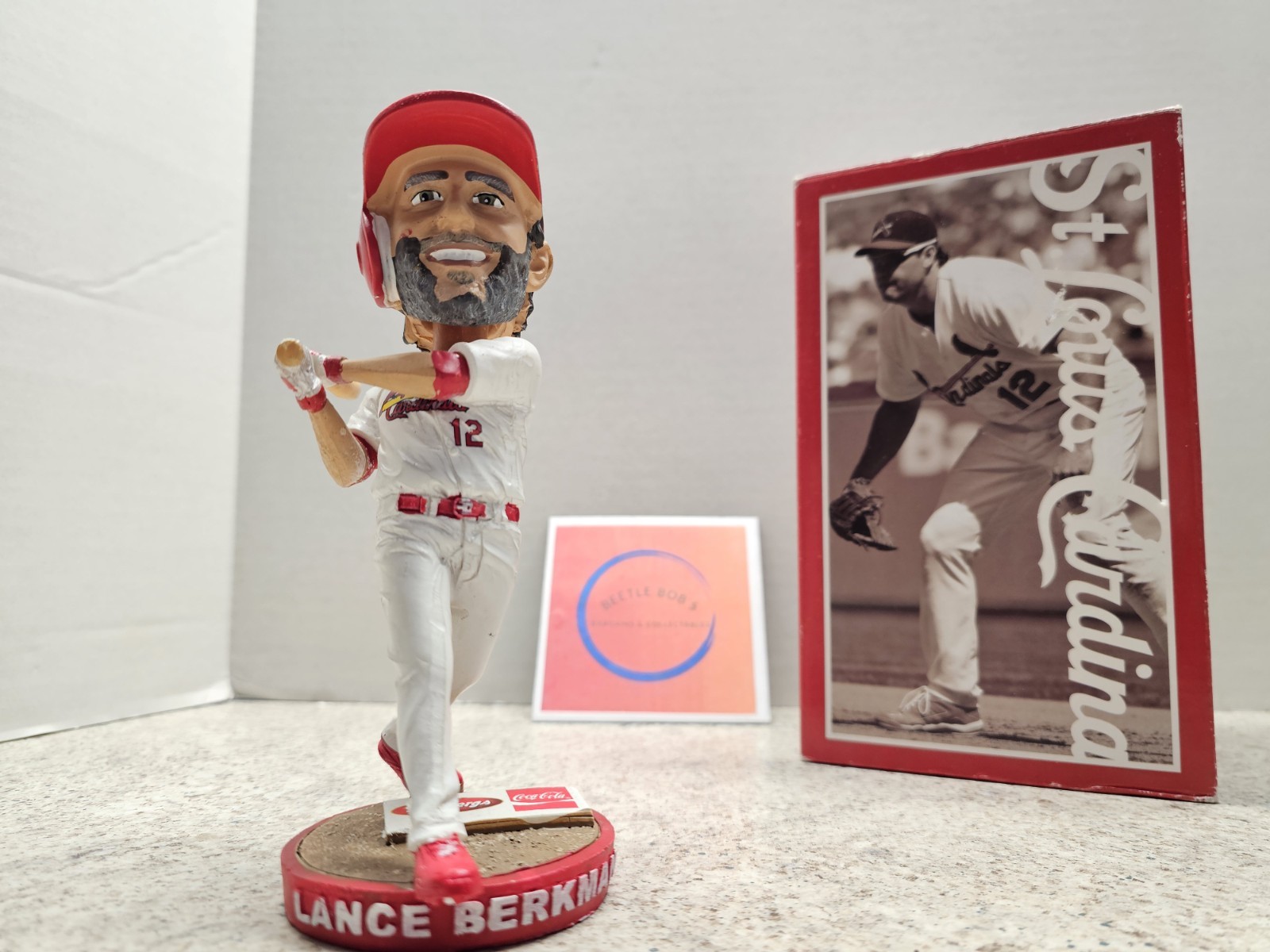 Lance Berkman  St Louis Cardinals MLB 2015 SGA Bobblehead NIB