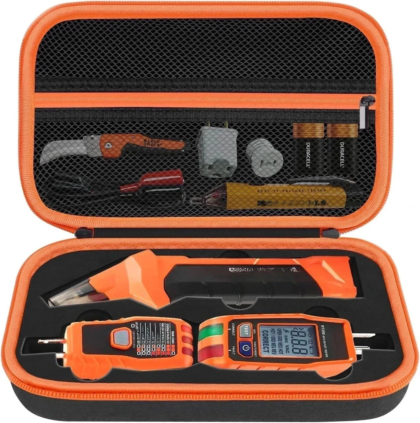 Klein Tools ET310 AC Circuit Breaker Finder with Integrated GFCI ONLY CASE Black Klein Tools ET310 AC Circuit Breaker Finder with Integrated GFCI ONLY CASE Black